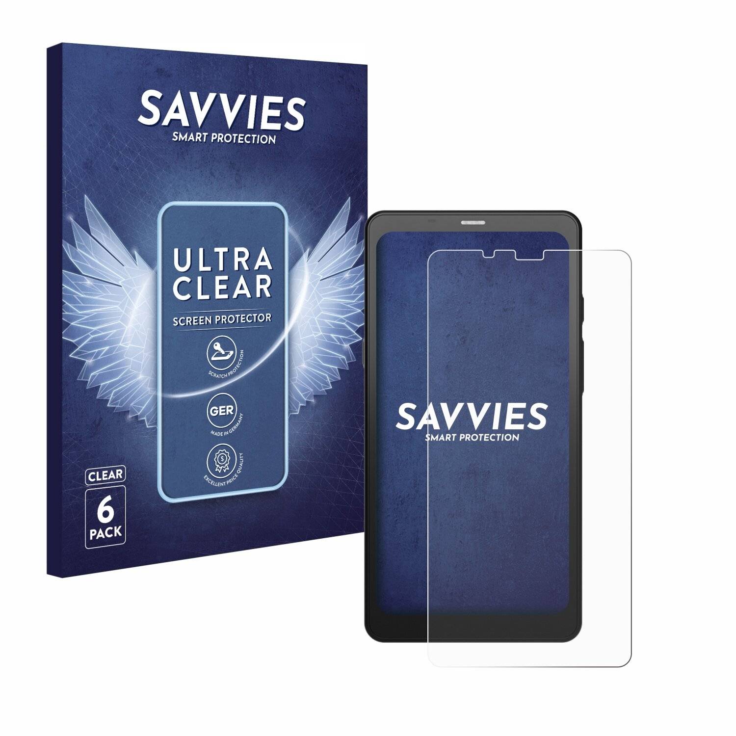6x Savvies Displayschutz-Folie für Onyx Boox