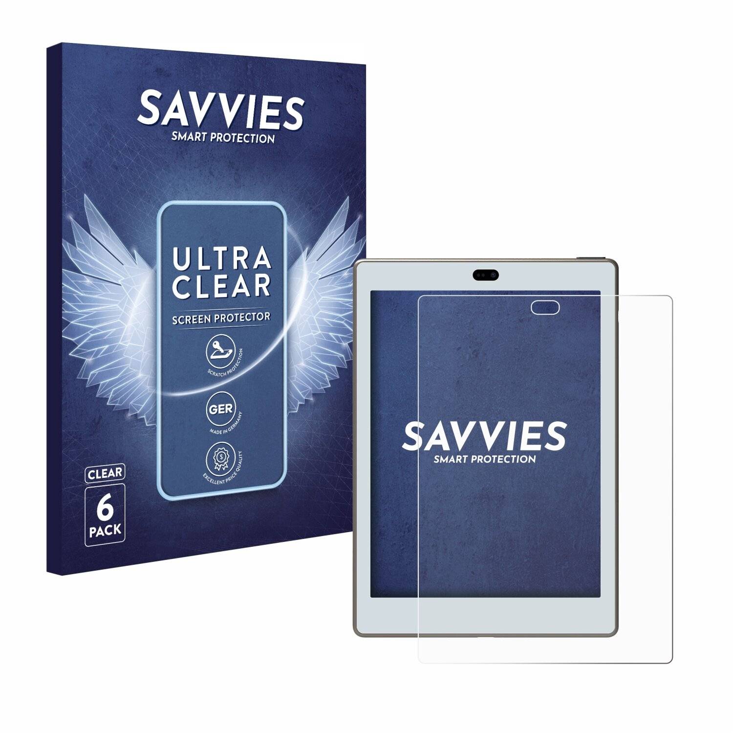 6x Savvies Displayschutz-Folie für Bigme S6 Color
