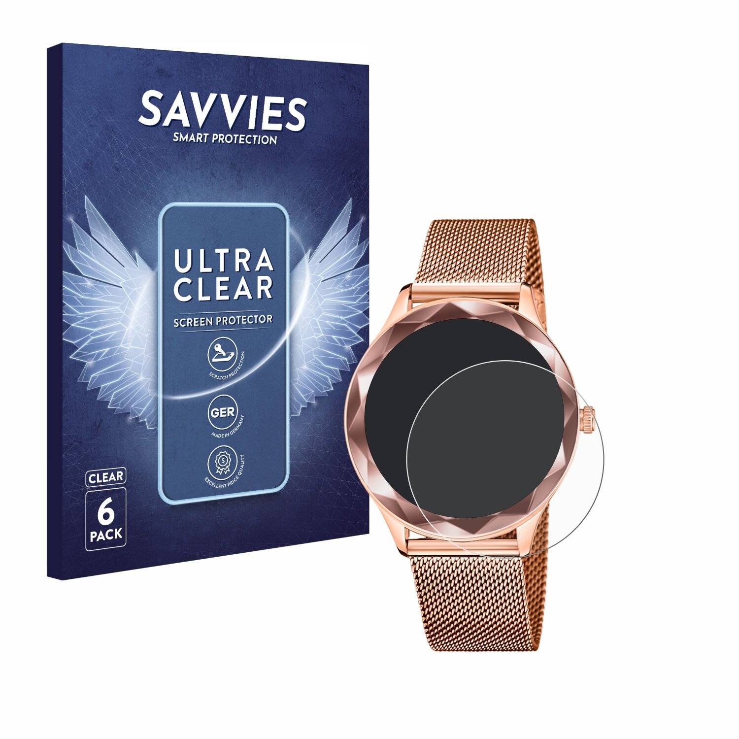 6x Savvies Displayschutz-Folie für Lotus SMARTIME