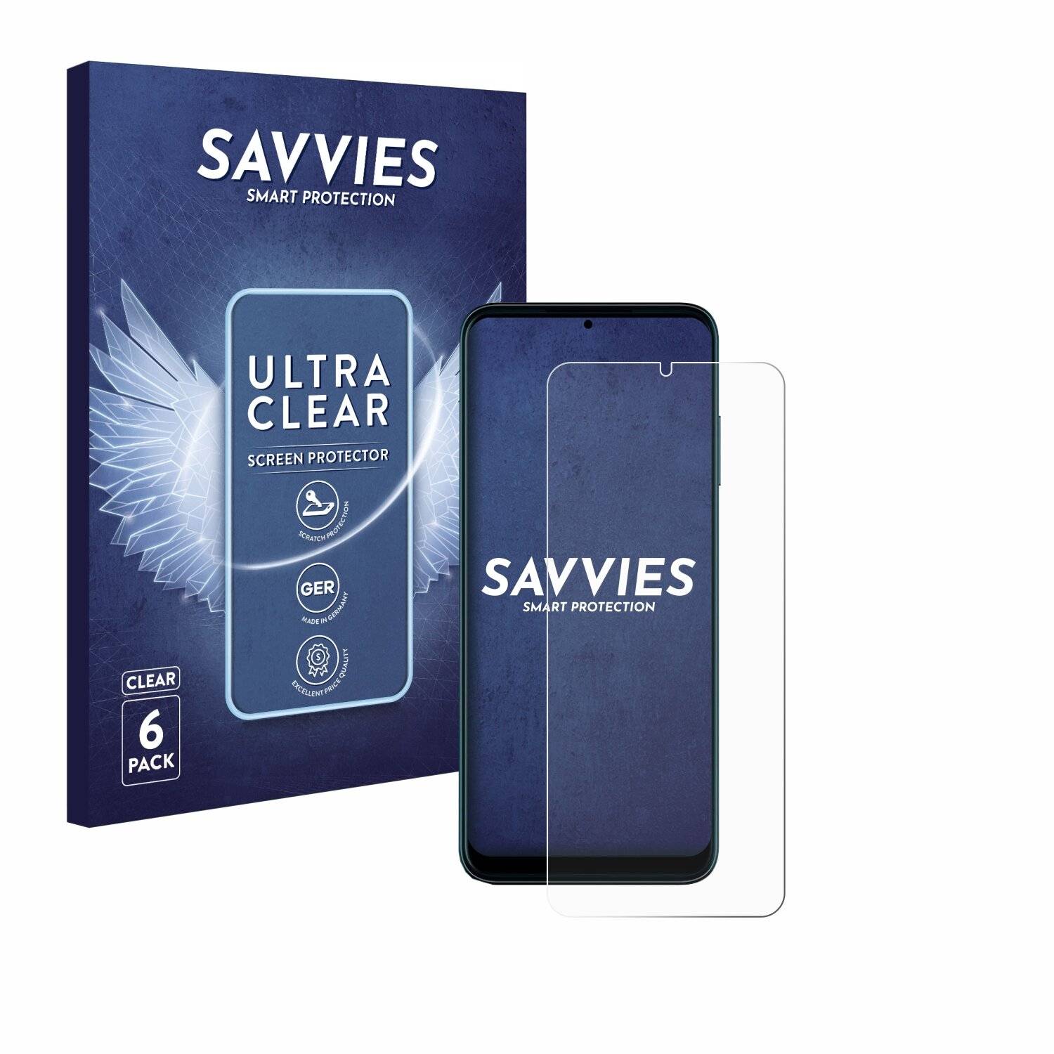6x Savvies Displayschutz-Folie für Telekom T Phone