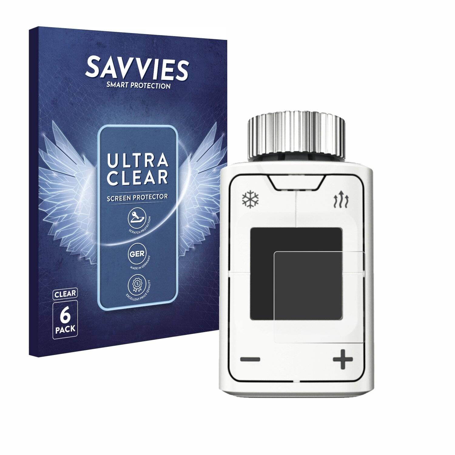 6x Savvies Displayschutz-Folie für AVM FRITZ!DECT