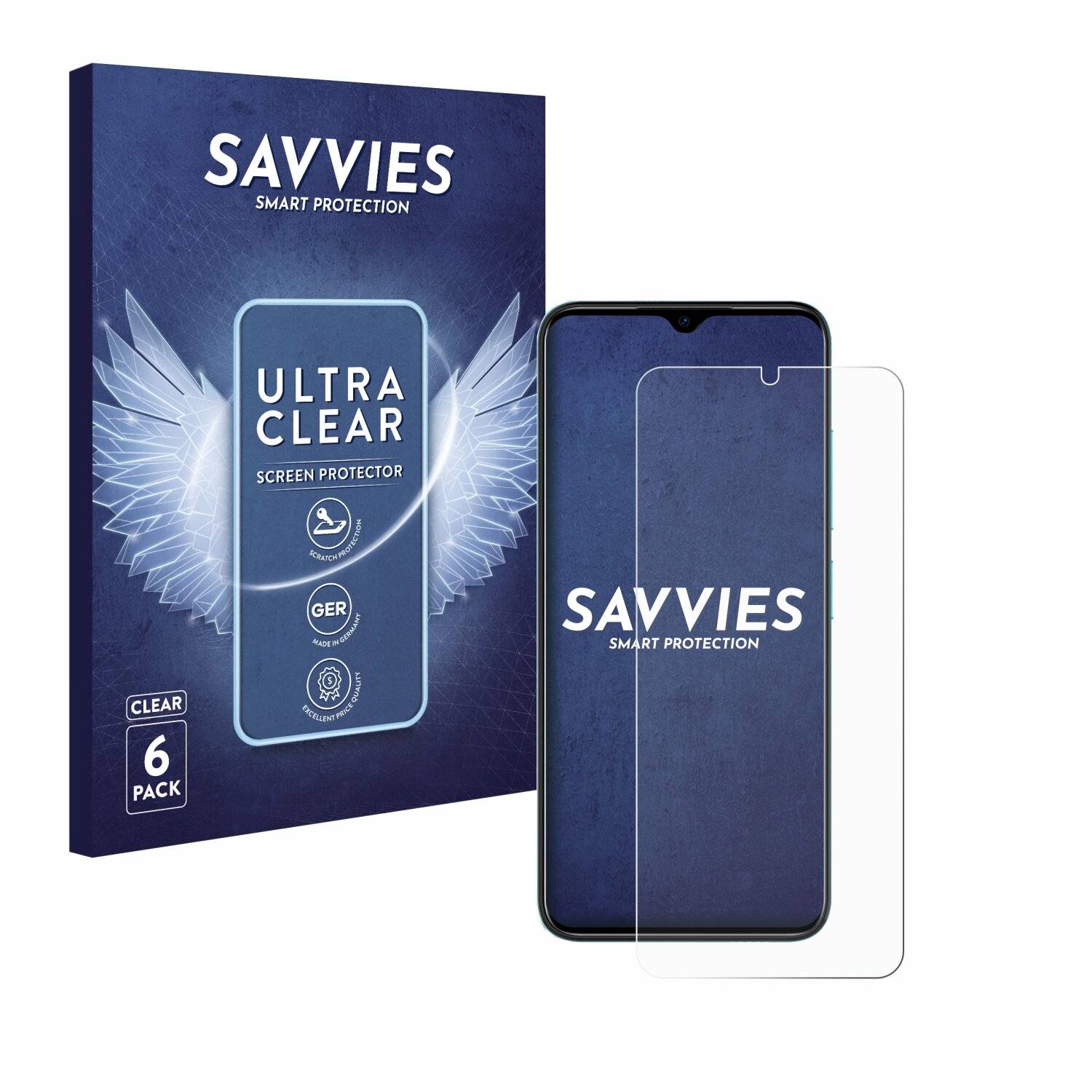 6x Savvies Displayschutz-Folie für Doogee