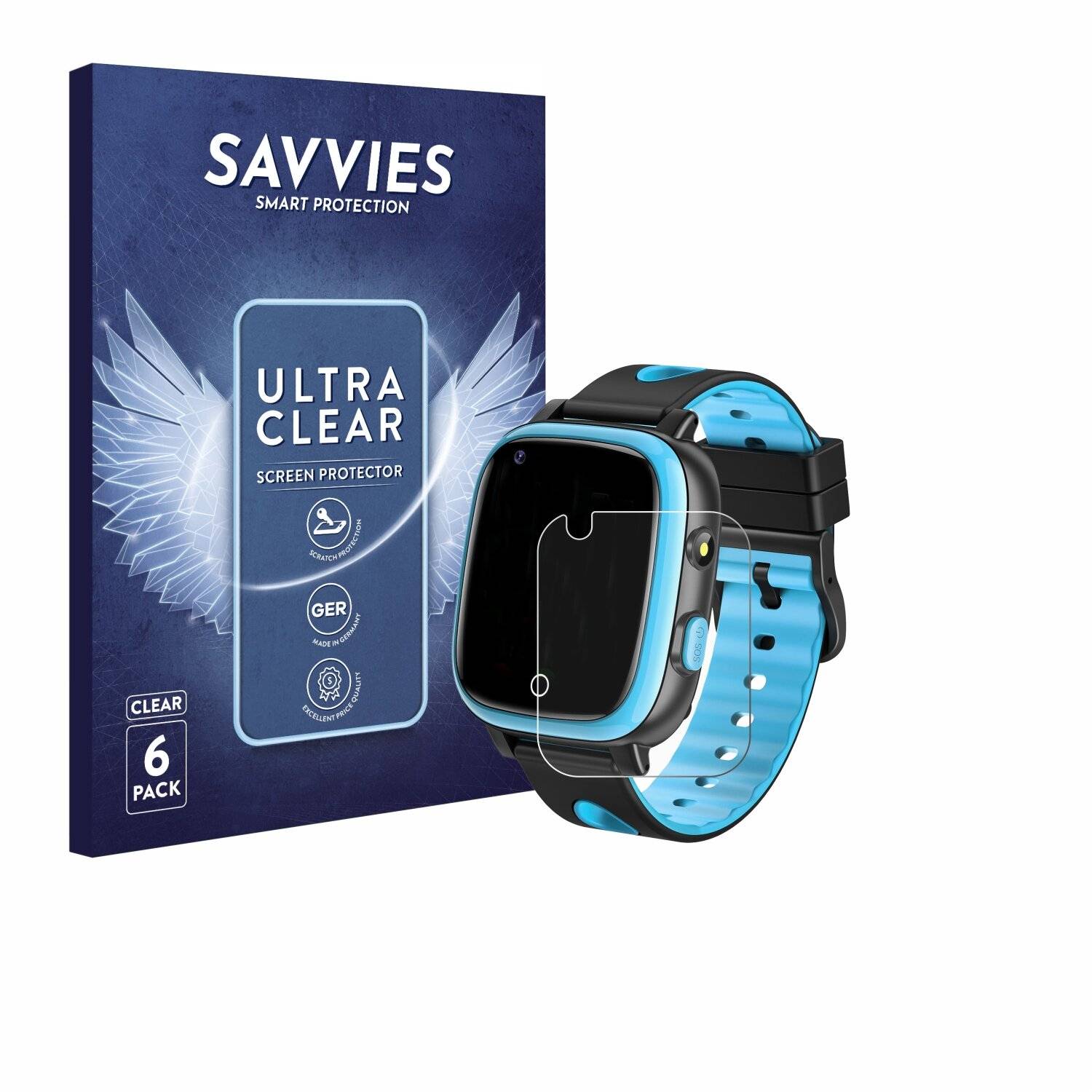 6x Savvies Displayschutz-Folie für Aduogeng
