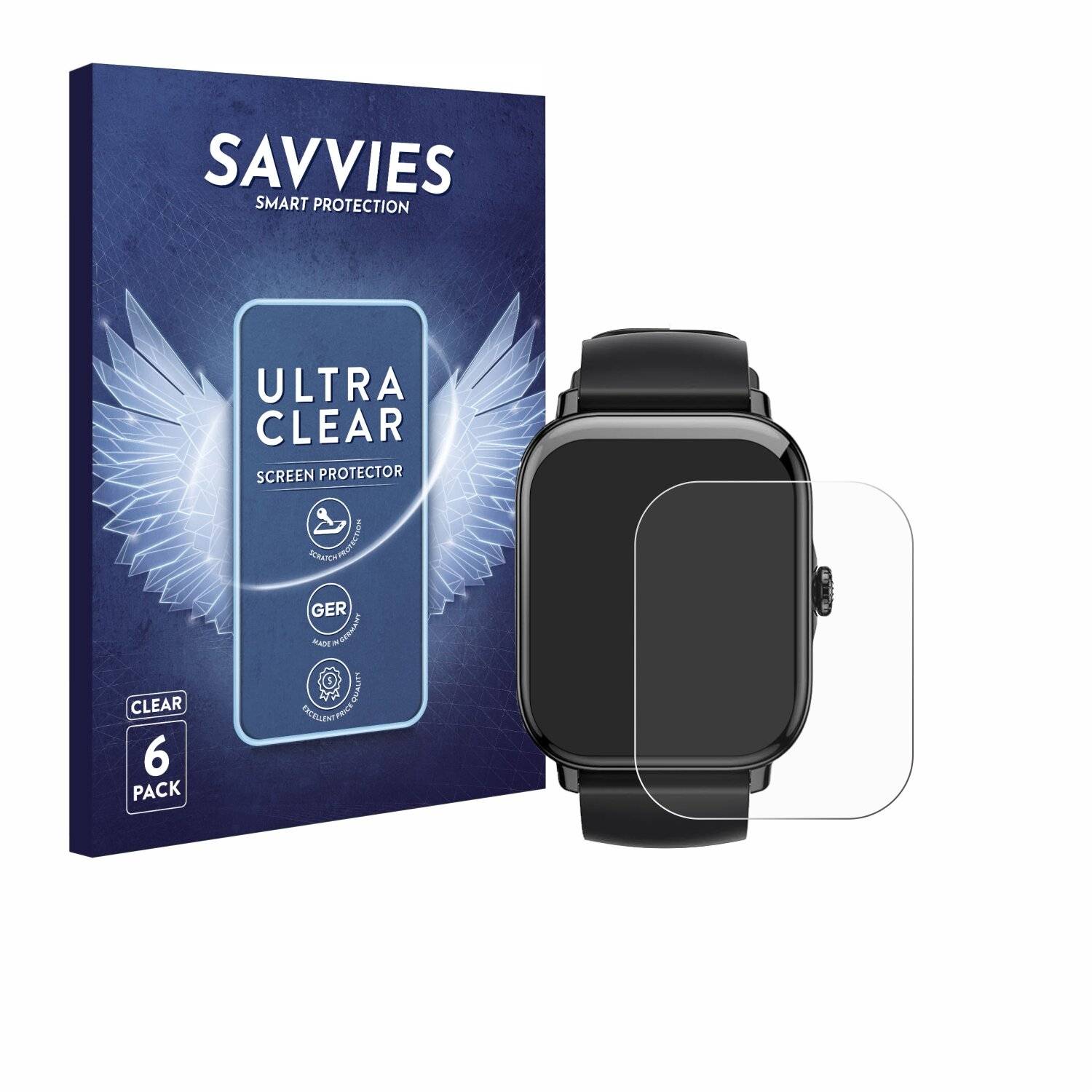 6x Savvies Displayschutz-Folie für Llkboha P72