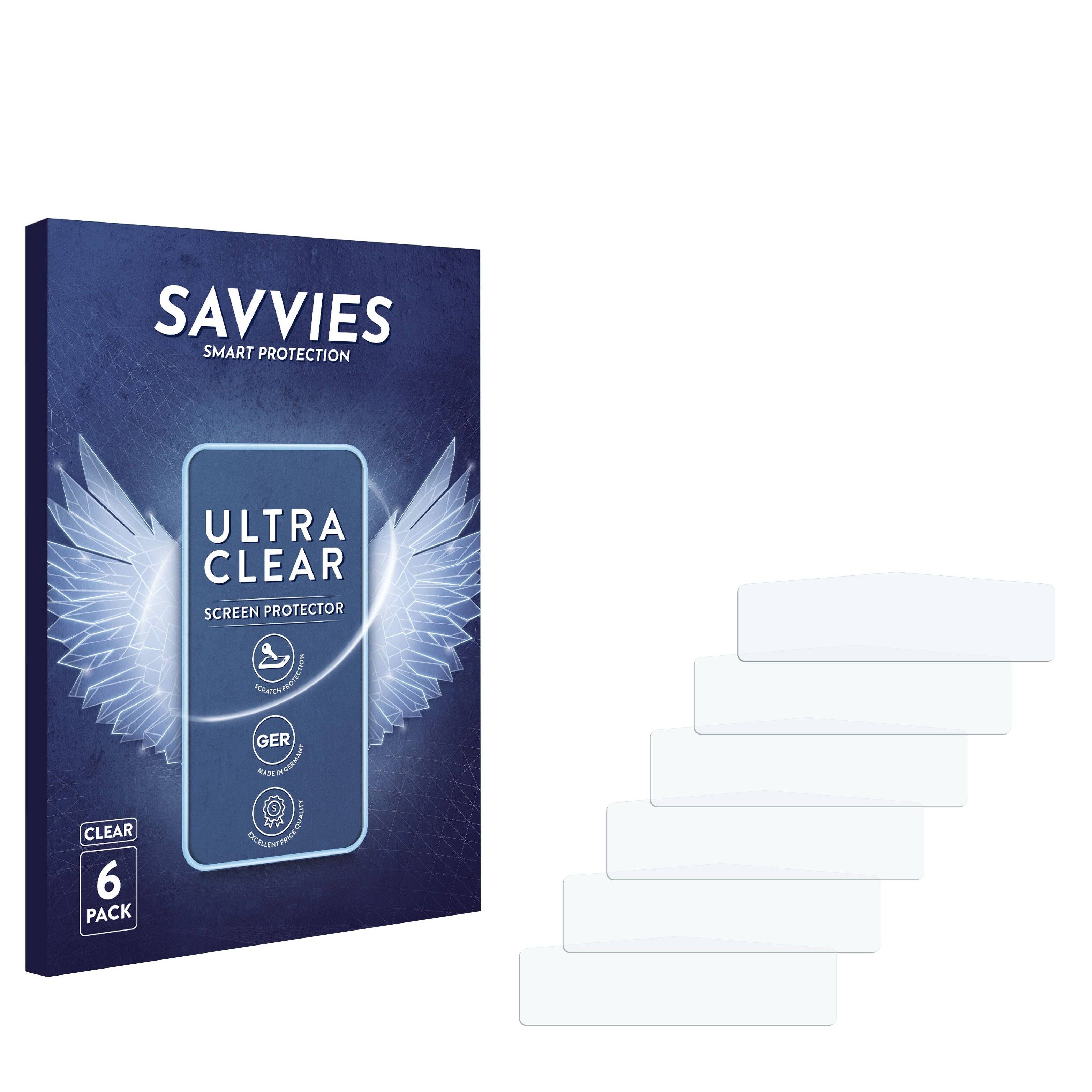 6x Savvies Displayschutz-Folie für RugGear RG540 (NUR