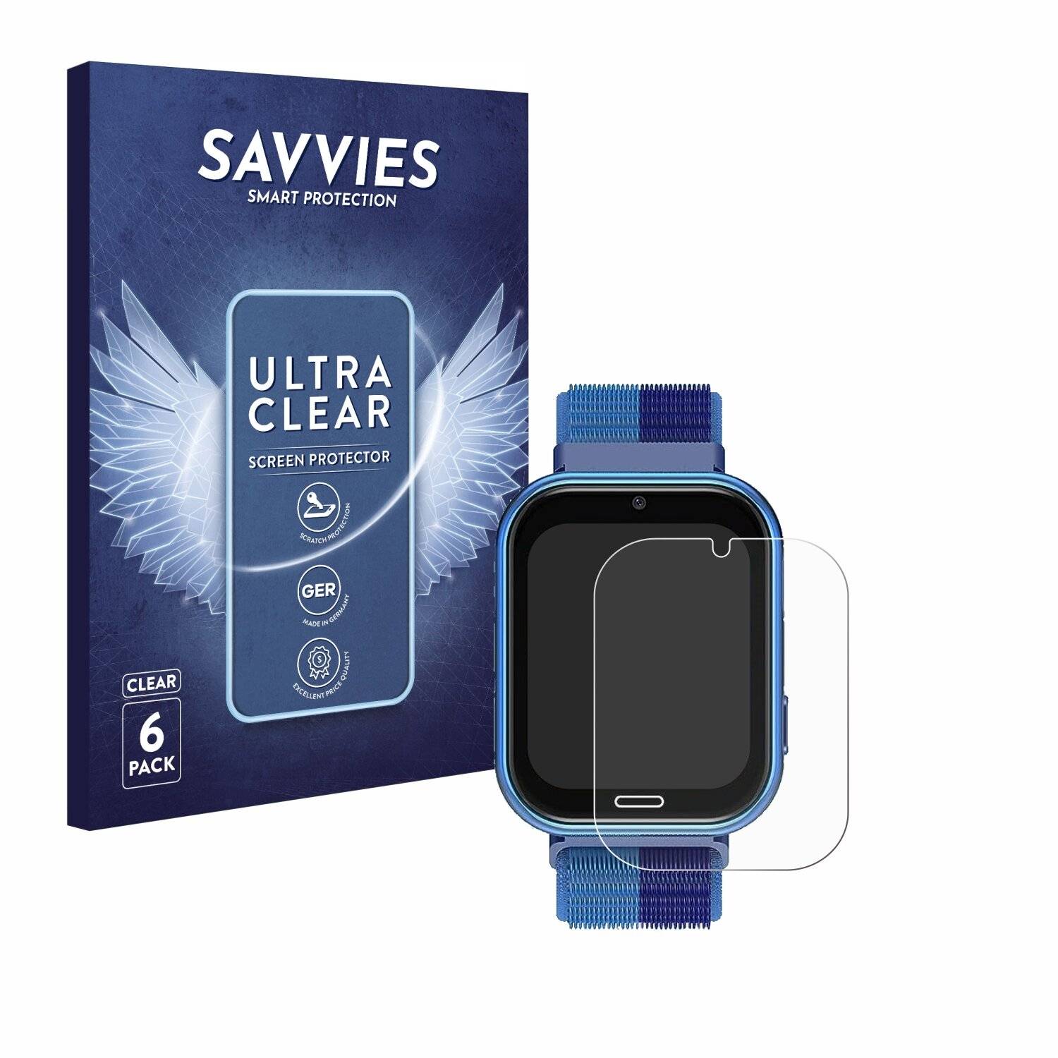6x Savvies Displayschutz-Folie für Ucani