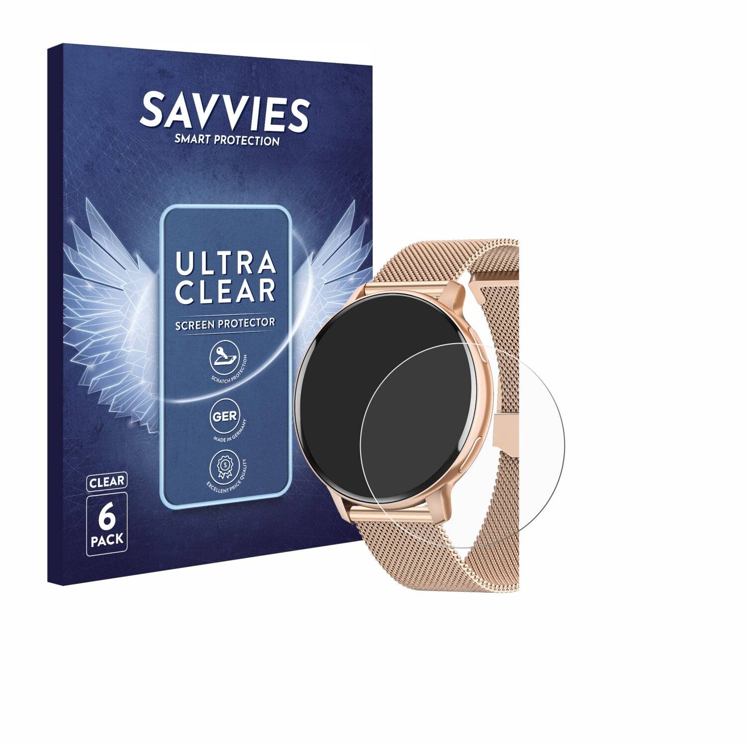 6x Savvies Displayschutz-Folie für Hasakei S53