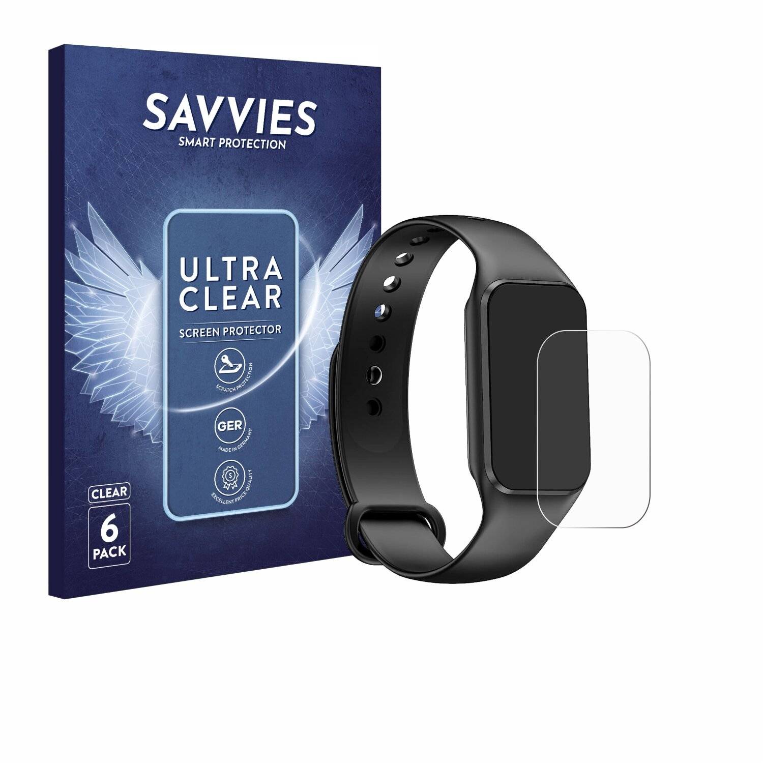 6x Savvies Displayschutz-Folie für FeipuQu R1