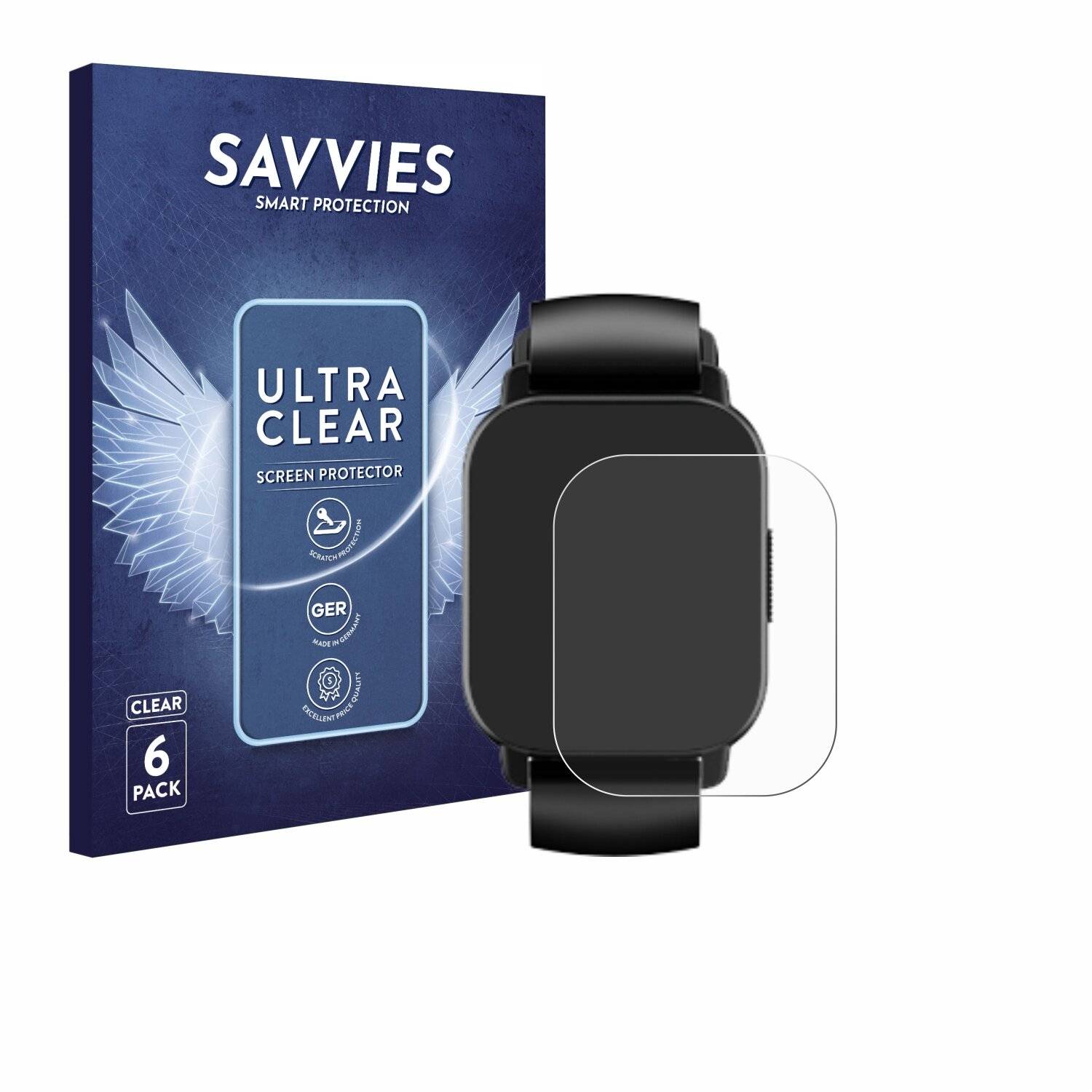 6x Savvies Displayschutz-Folie für Aycy Y6