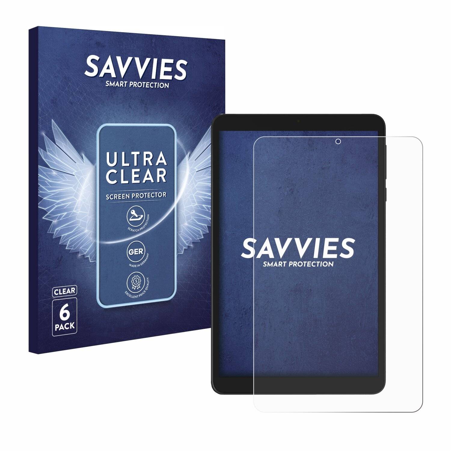 6x Savvies Displayschutz-Folie für Doogee T20