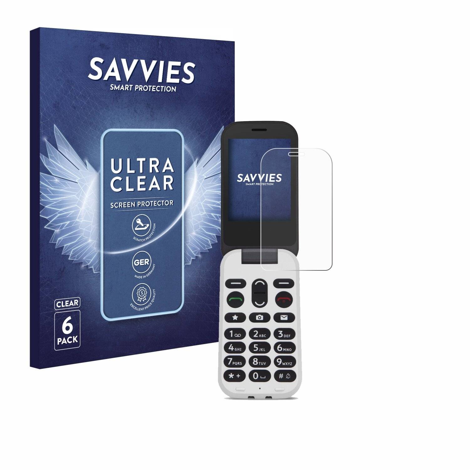 6x Savvies Displayschutz-Folie für Doro