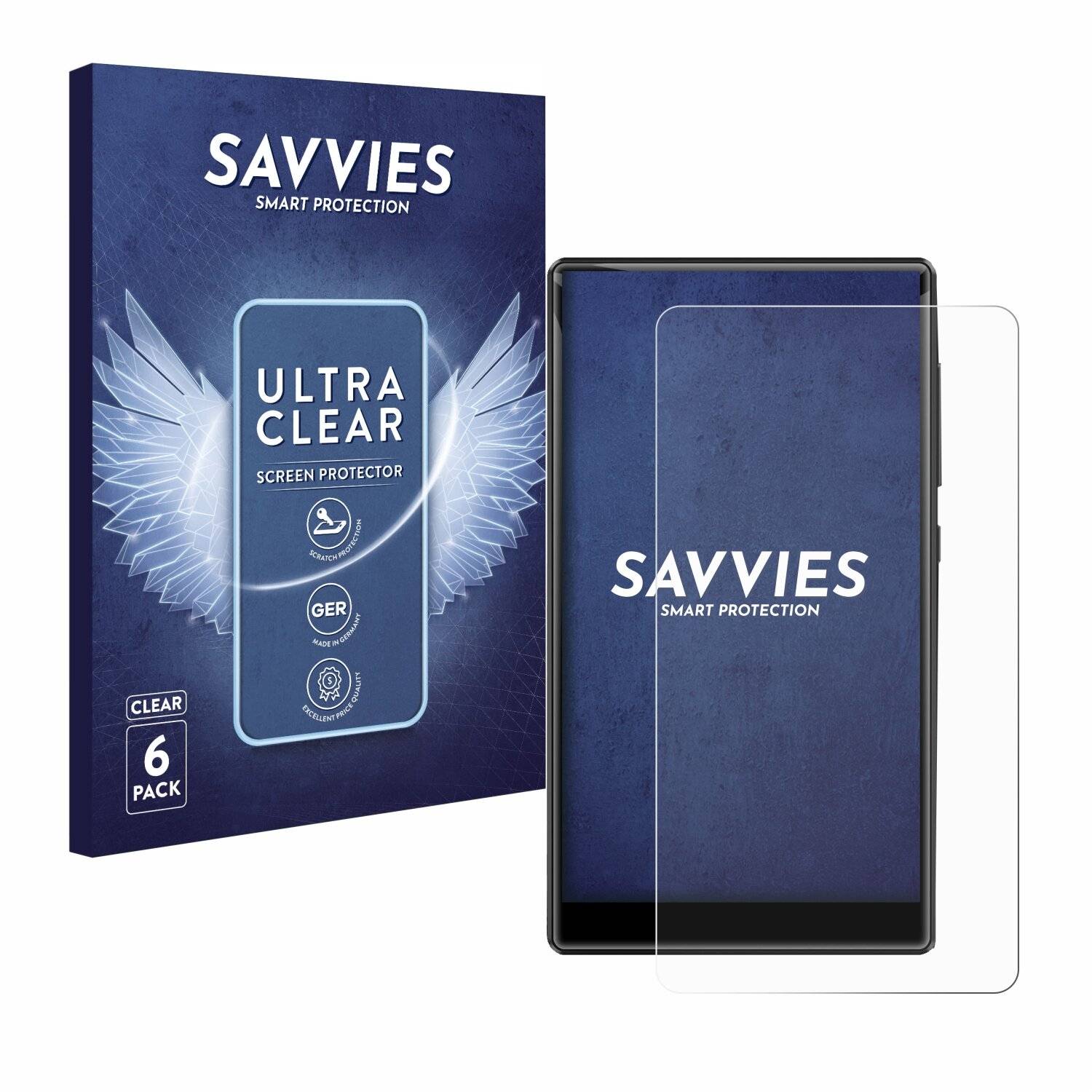 6x Savvies Displayschutz-Folie für innioasis