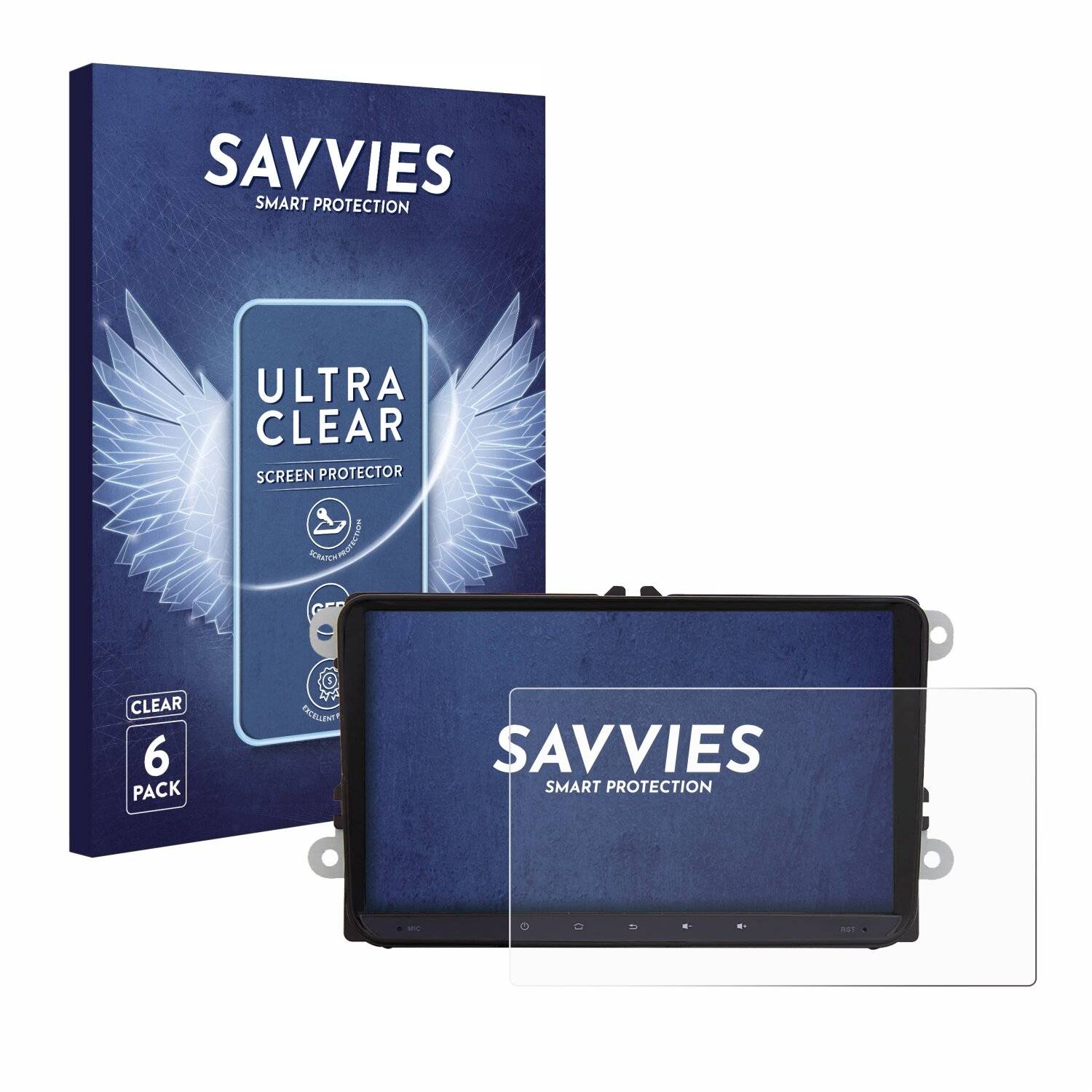 6x Savvies Displayschutz-Folie für JF-Sound