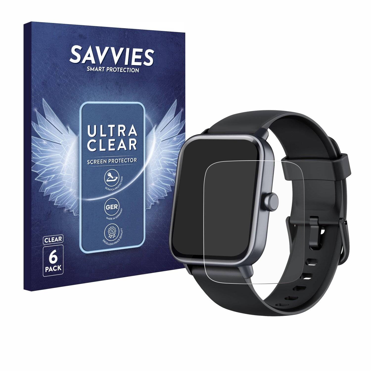6x Savvies Displayschutz-Folie für Gydom BK19