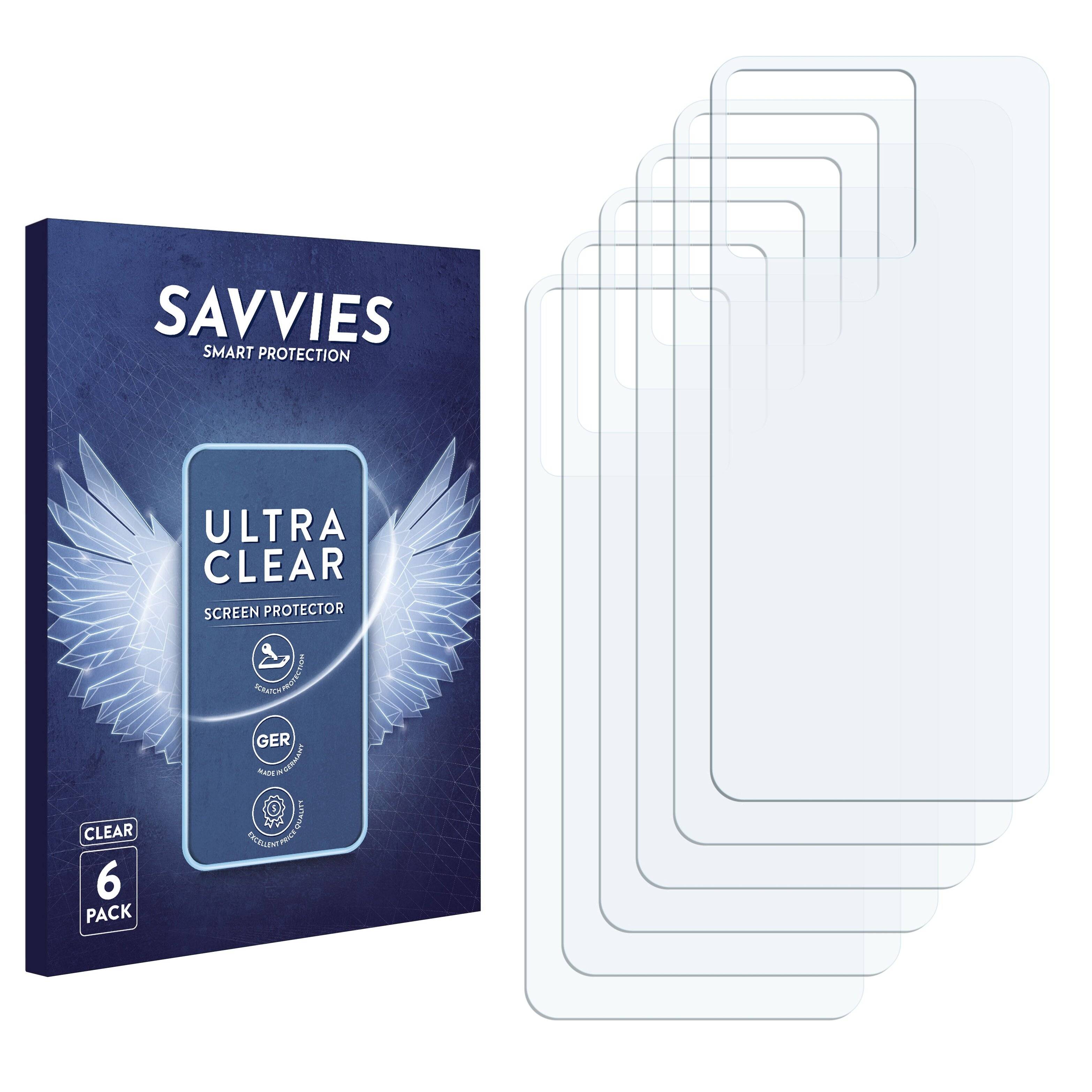 6x Savvies Displayschutz-Folie für ZTE Blade V50 Vita