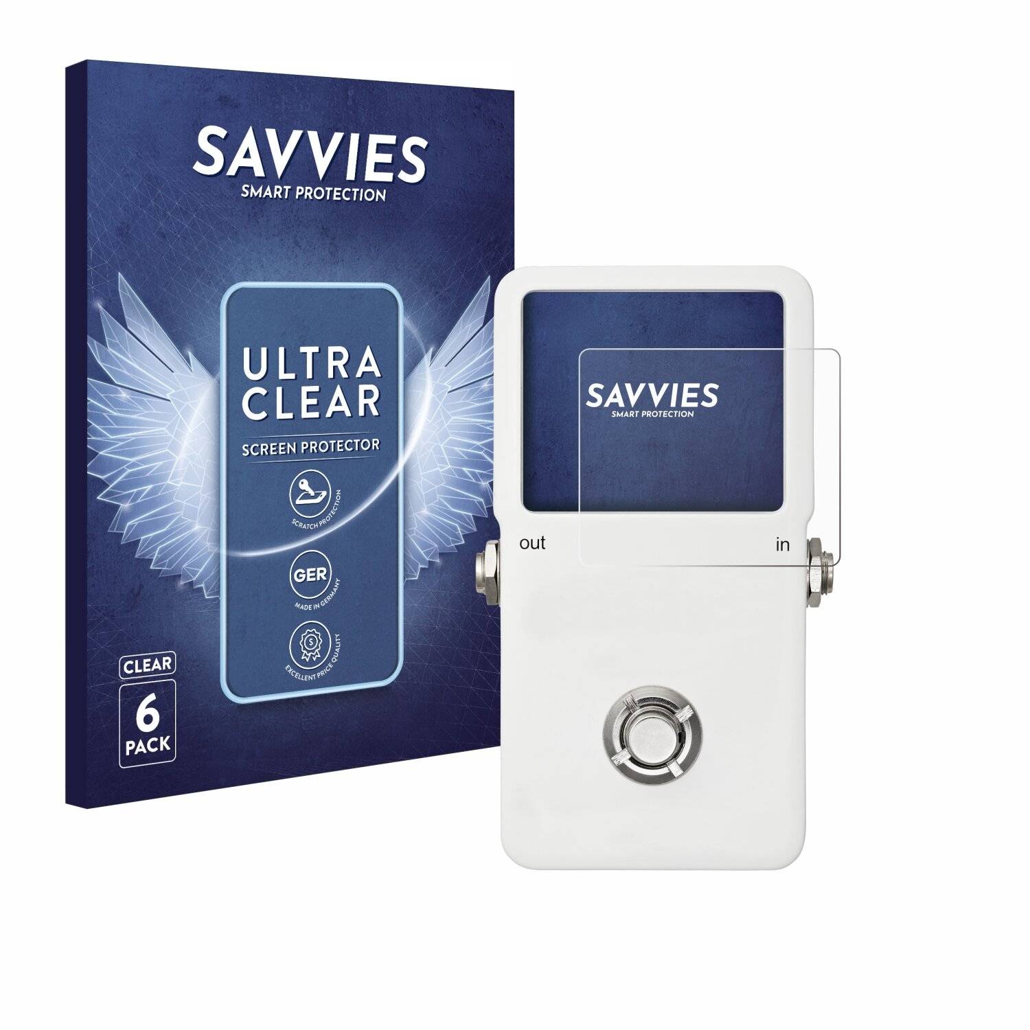 6x Savvies Displayschutz-Folie für TC Electronic