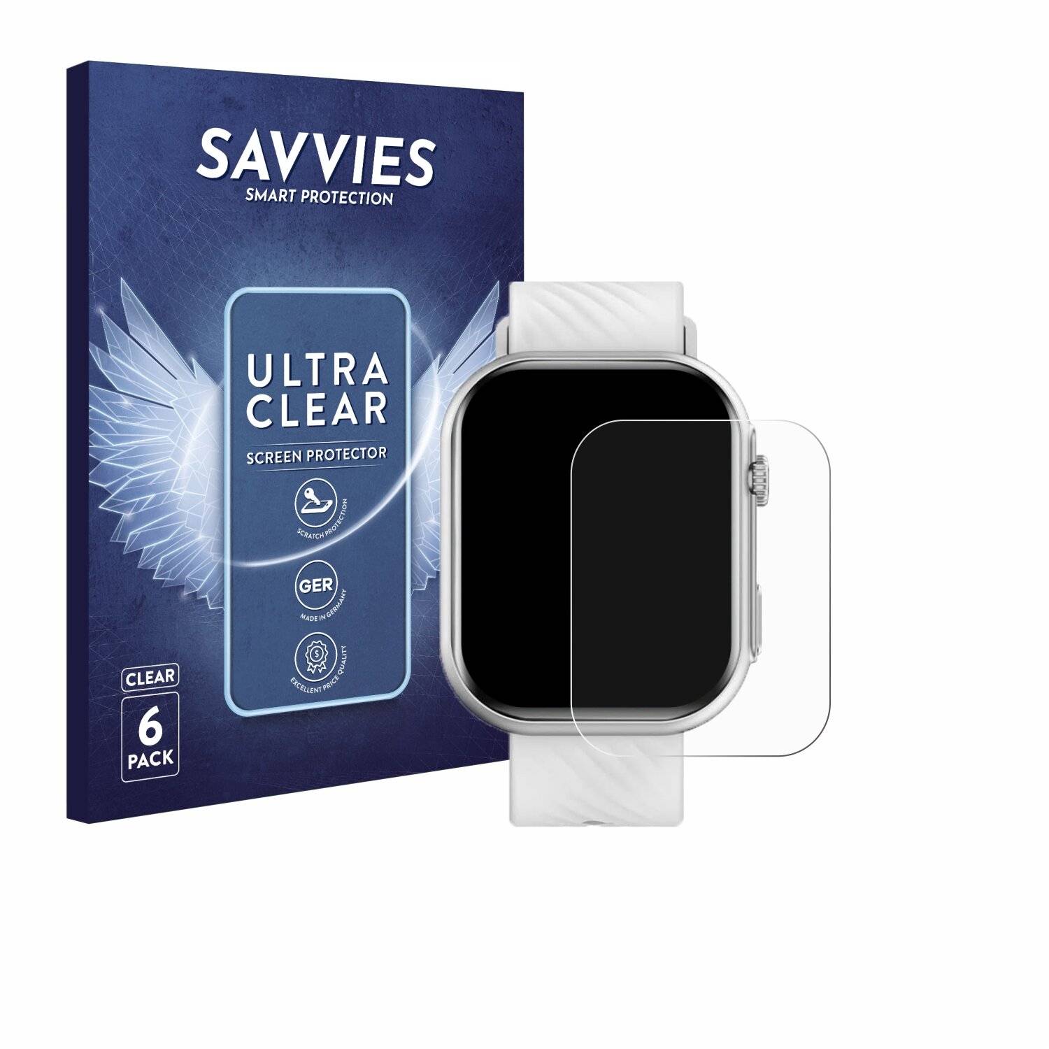 6x Savvies Displayschutz-Folie für Holalei