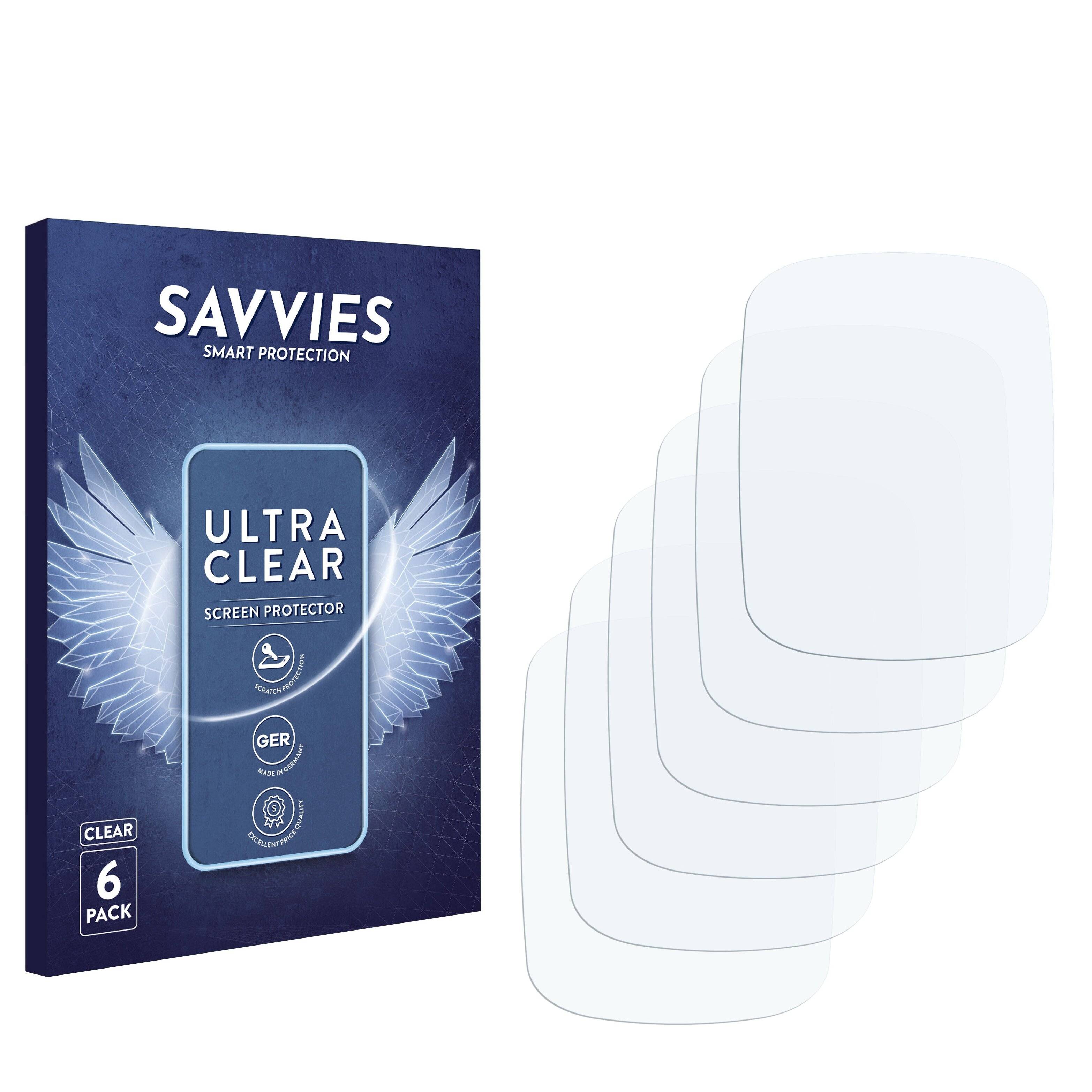 6x Savvies Displayschutz-Folie für Vidimensio Kleiner