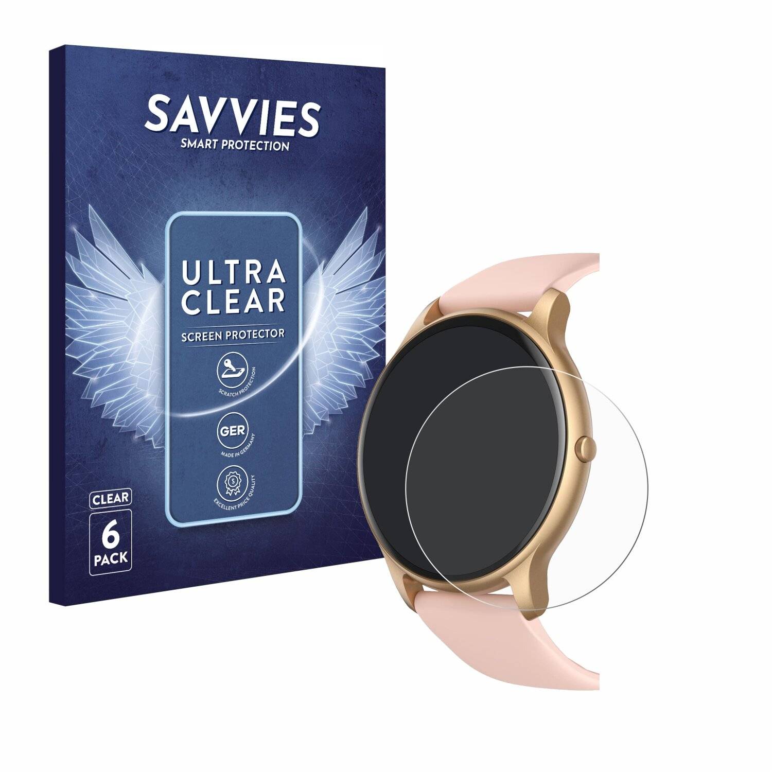 6x Savvies Displayschutz-Folie für AGPtek SR2