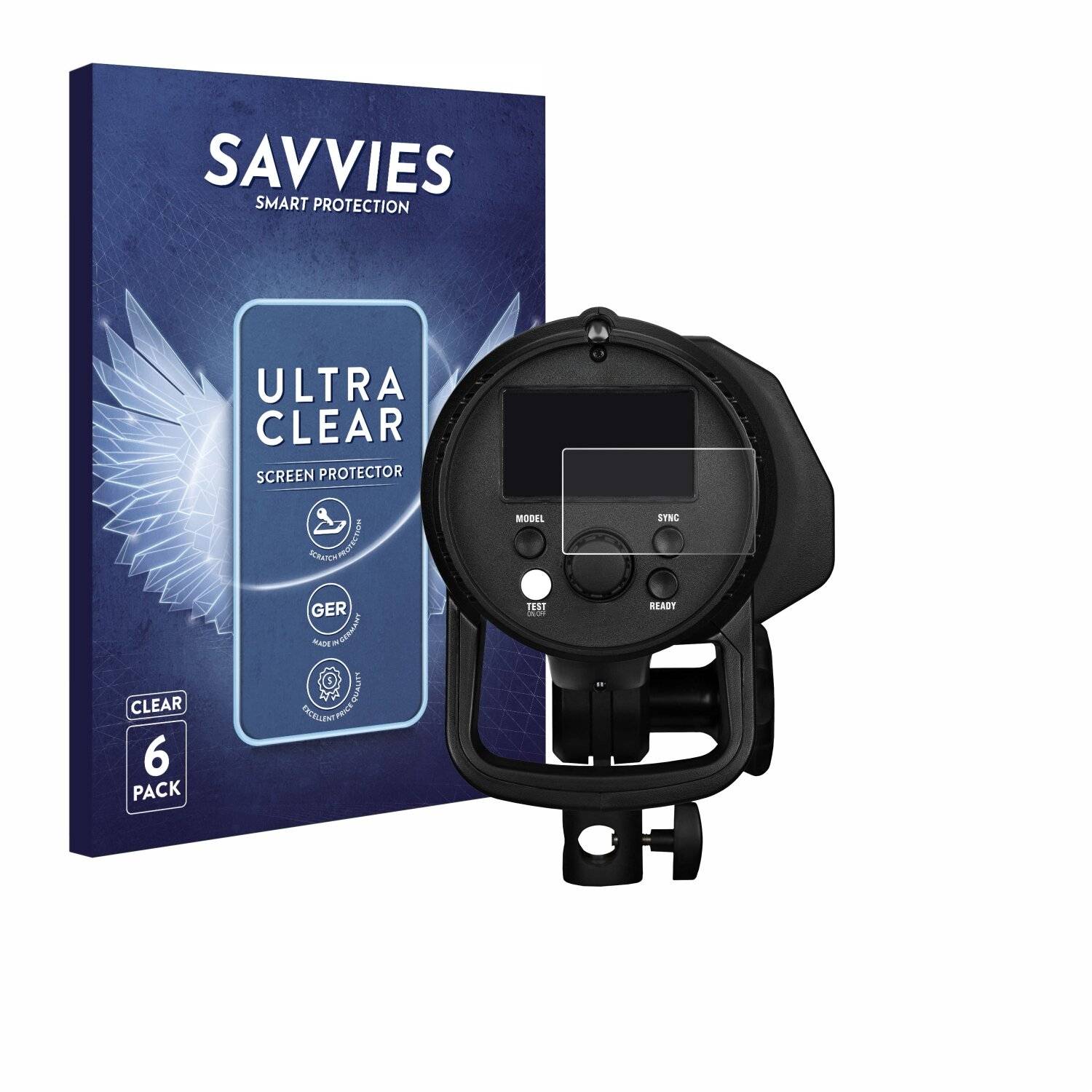 6x Savvies Displayschutz-Folie für Profoto
