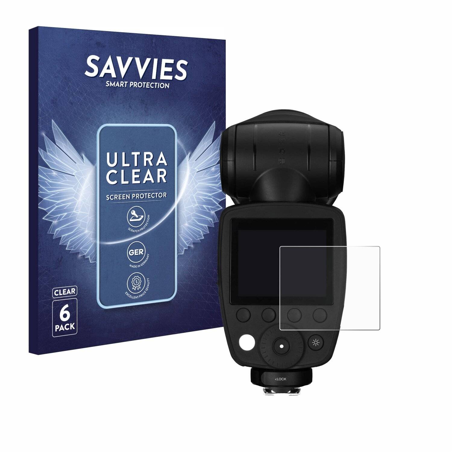 6x Savvies Displayschutz-Folie für Profoto