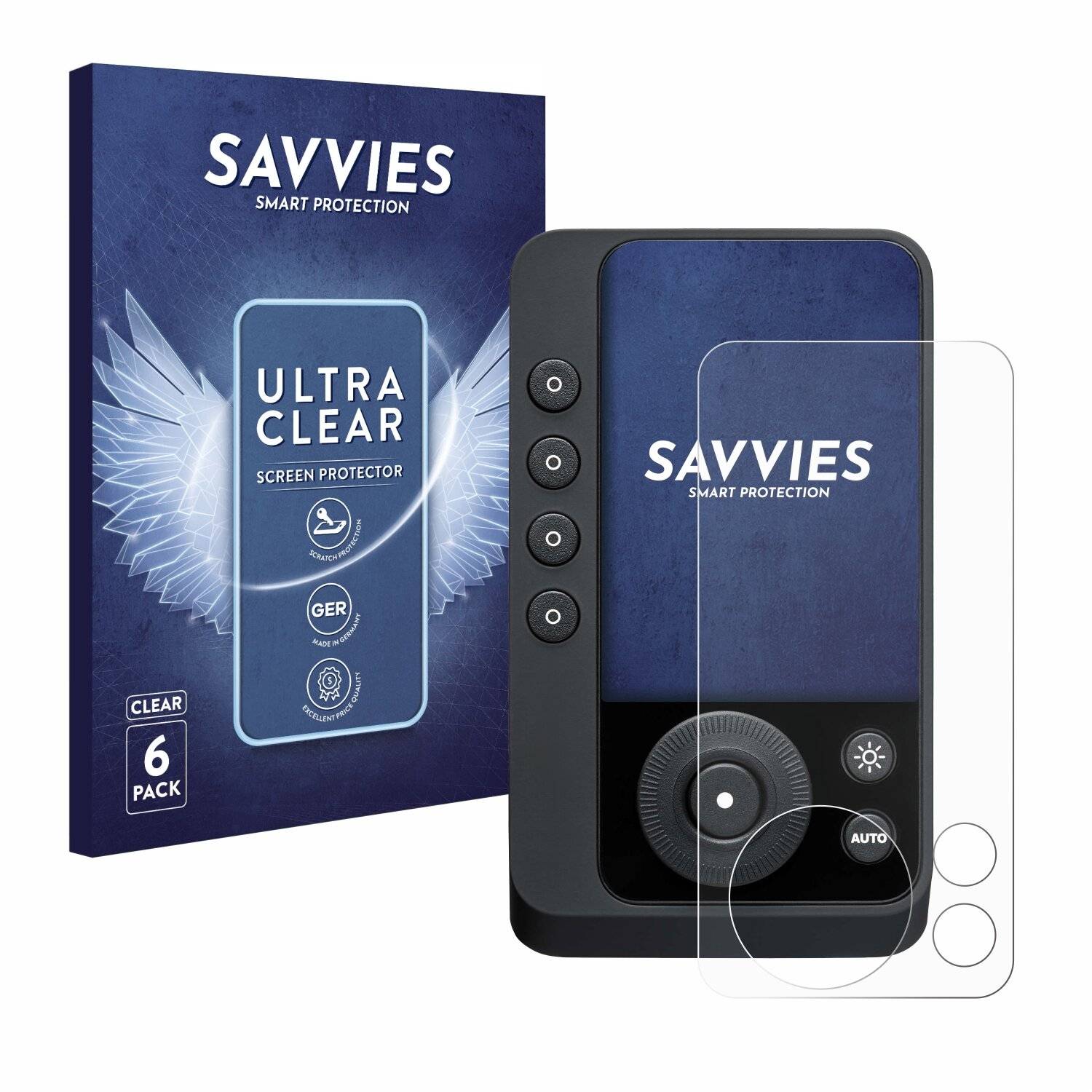 6x Savvies Displayschutz-Folie für Profoto Connect