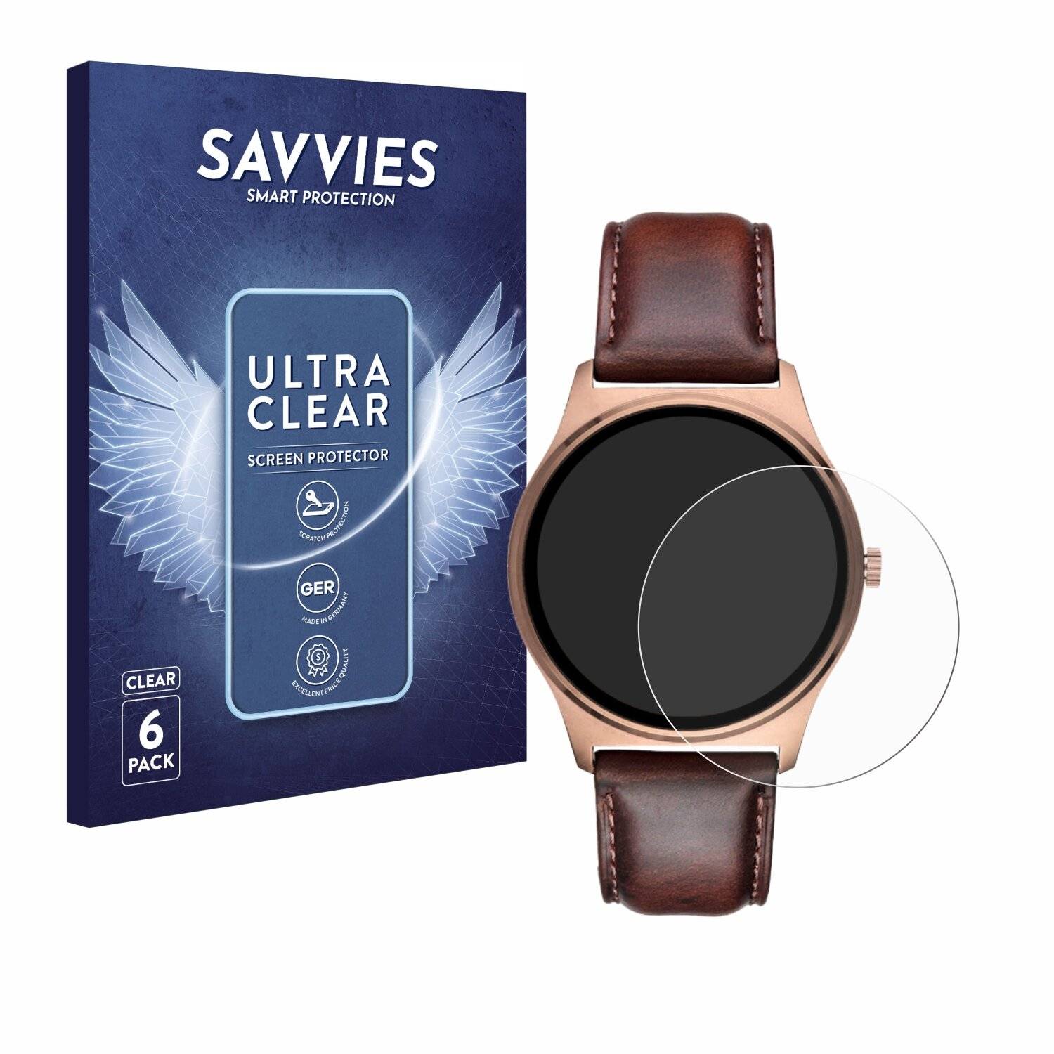 6x Savvies Displayschutz-Folie für Xcoast QIN XC