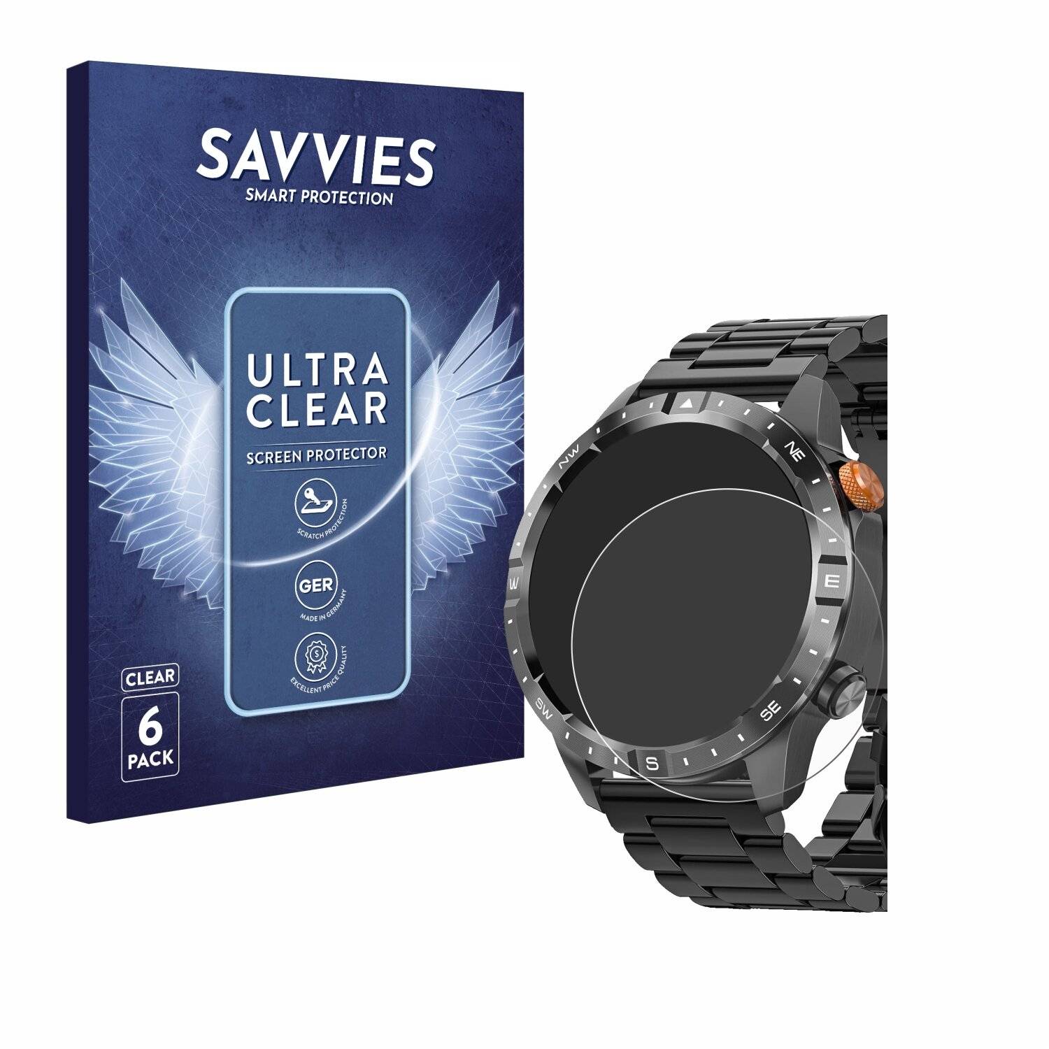 6x Savvies Displayschutz-Folie für Swgota AK57