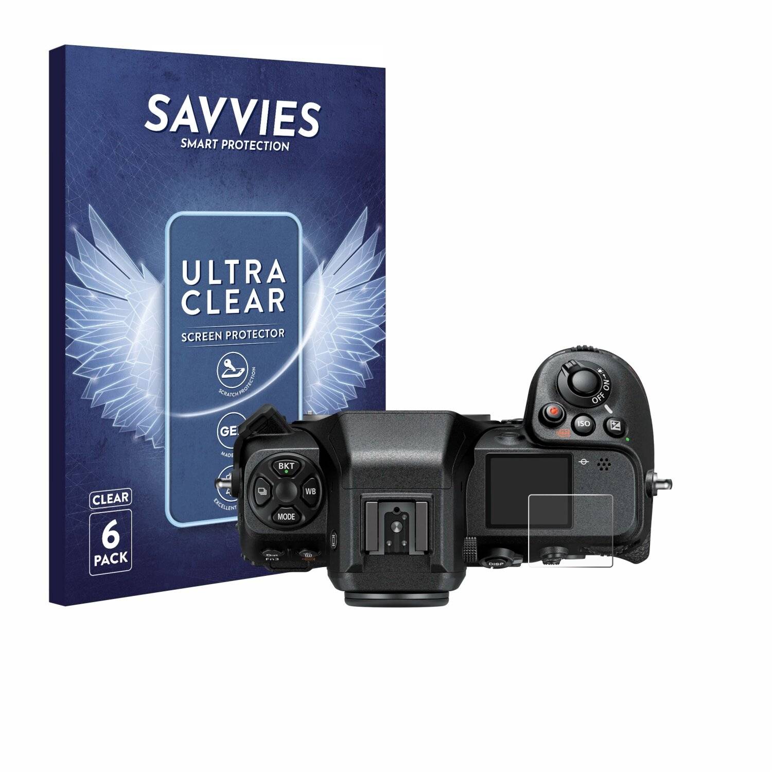 6x Savvies Displayschutz-Folie für Nikon Z 8