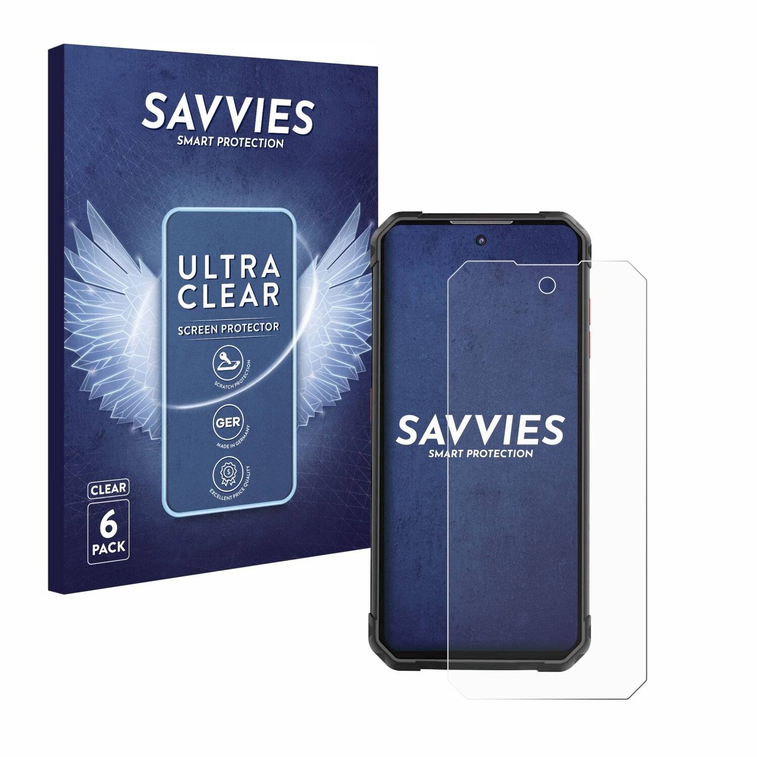 6x Savvies Displayschutz-Folie für iiiF150 B2