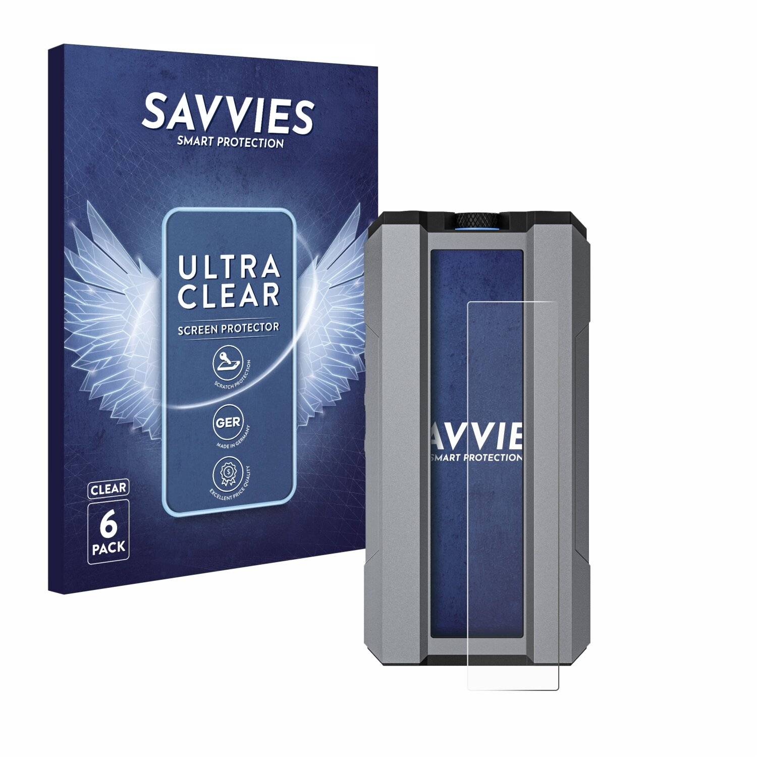 6x Savvies Displayschutz-Folie für FiiO