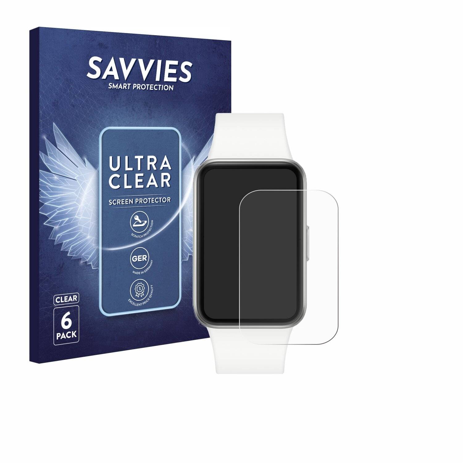 6x Savvies Displayschutz-Folie für Samsung Galaxy