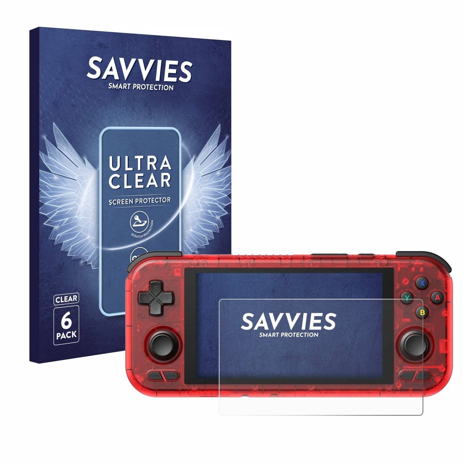 6x Savvies Displayschutz-Folie für Retroid Pocket 4