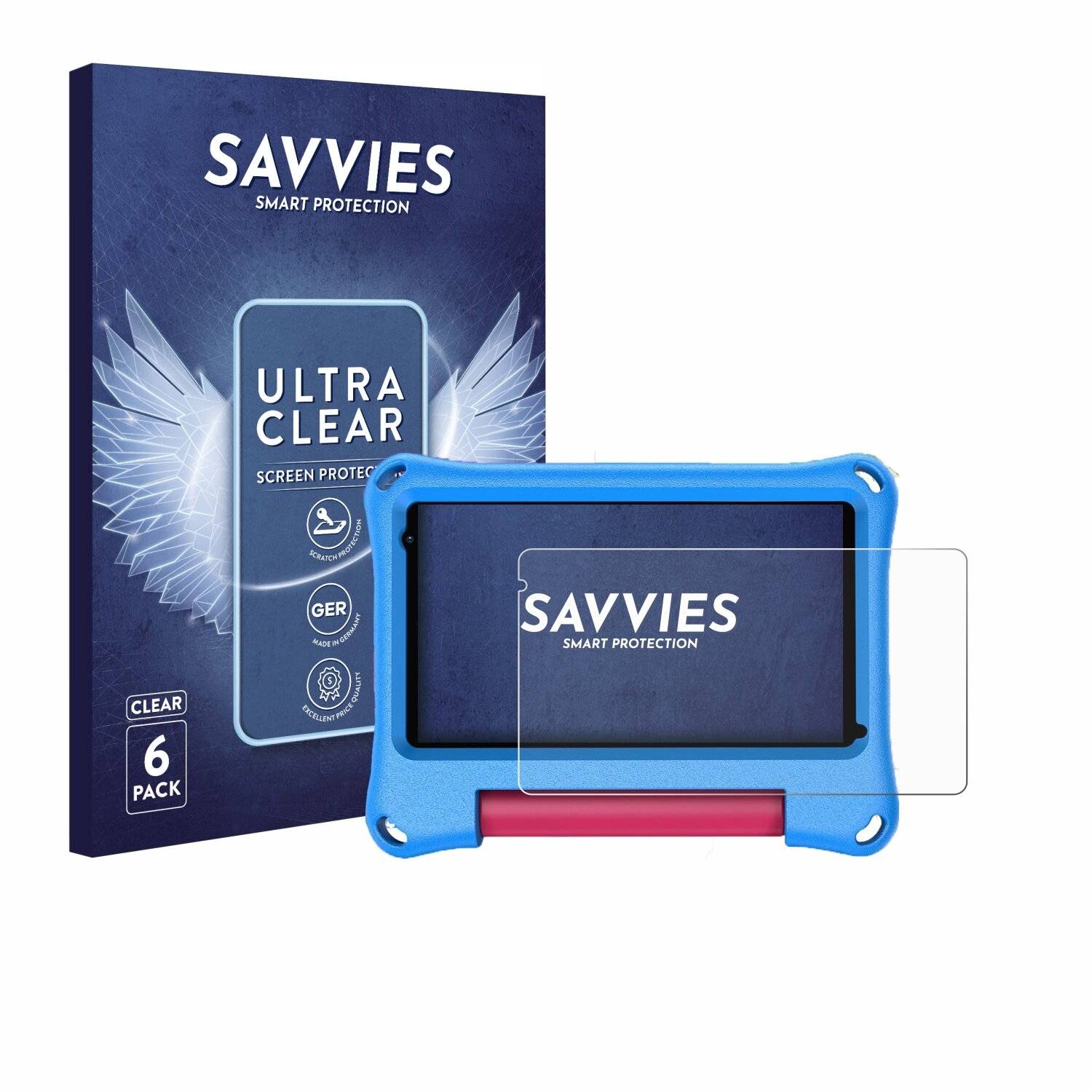 6x Savvies Displayschutz-Folie für Vasoun M7
