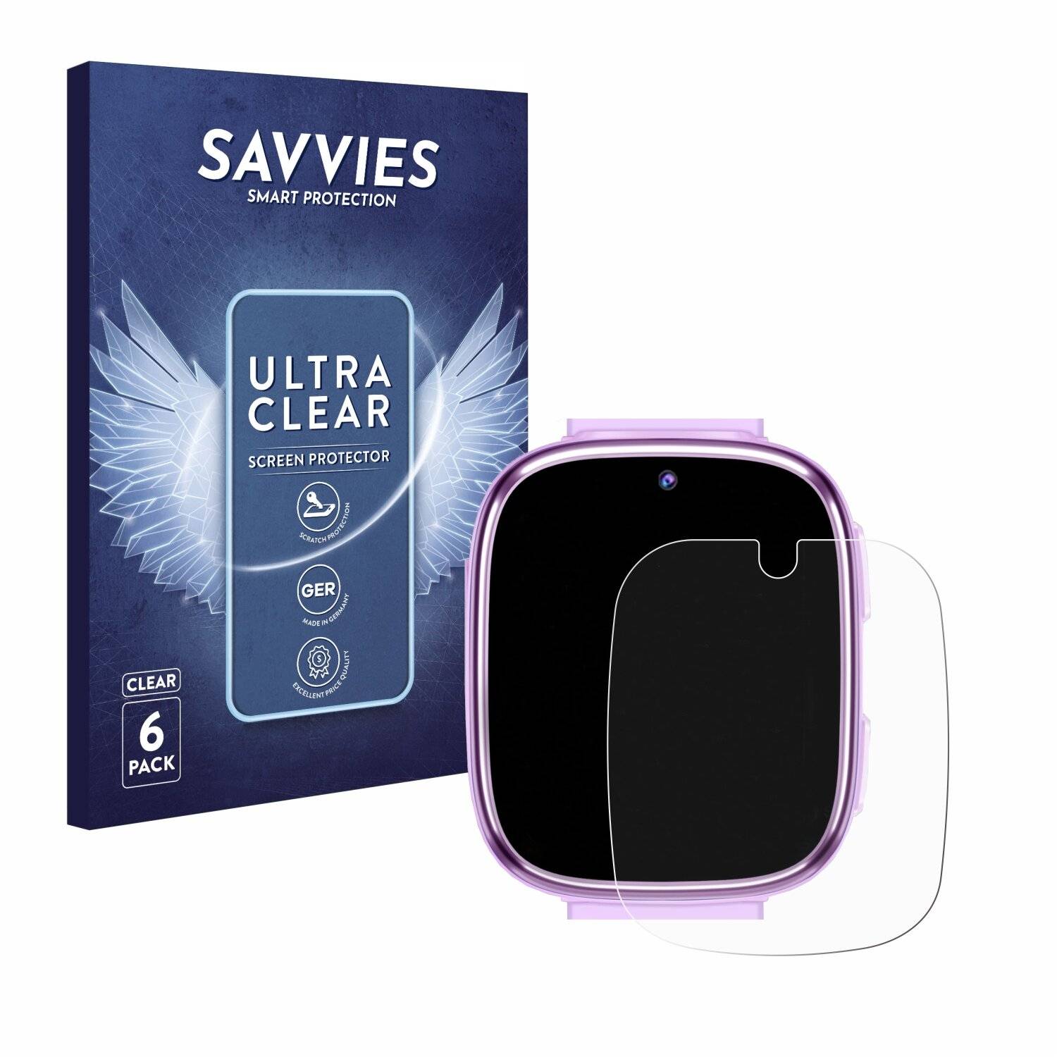 6x Savvies Displayschutz-Folie für Sepdek