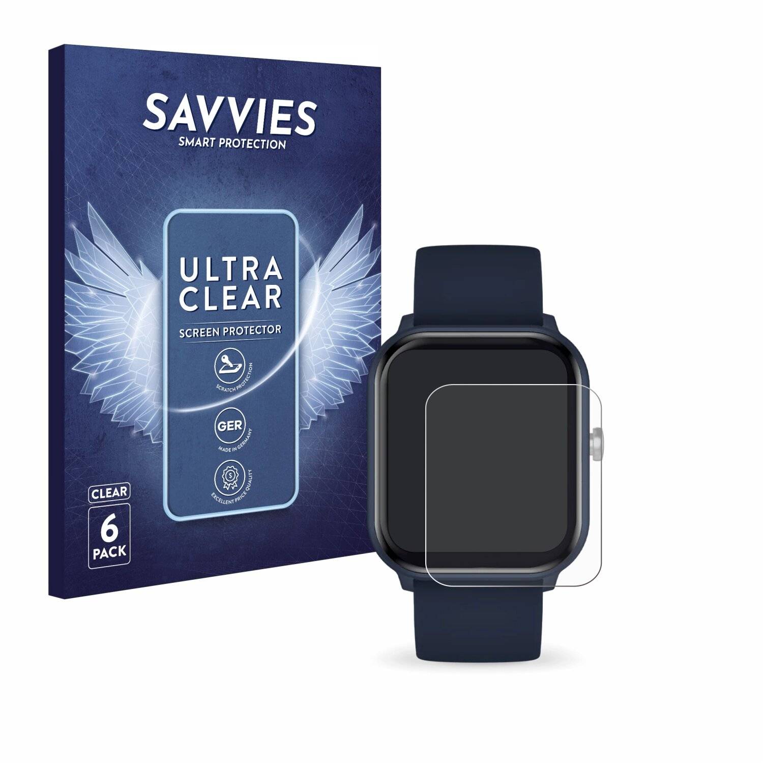 6x Savvies Displayschutz-Folie für Ice-Watch ICE Smart junior
