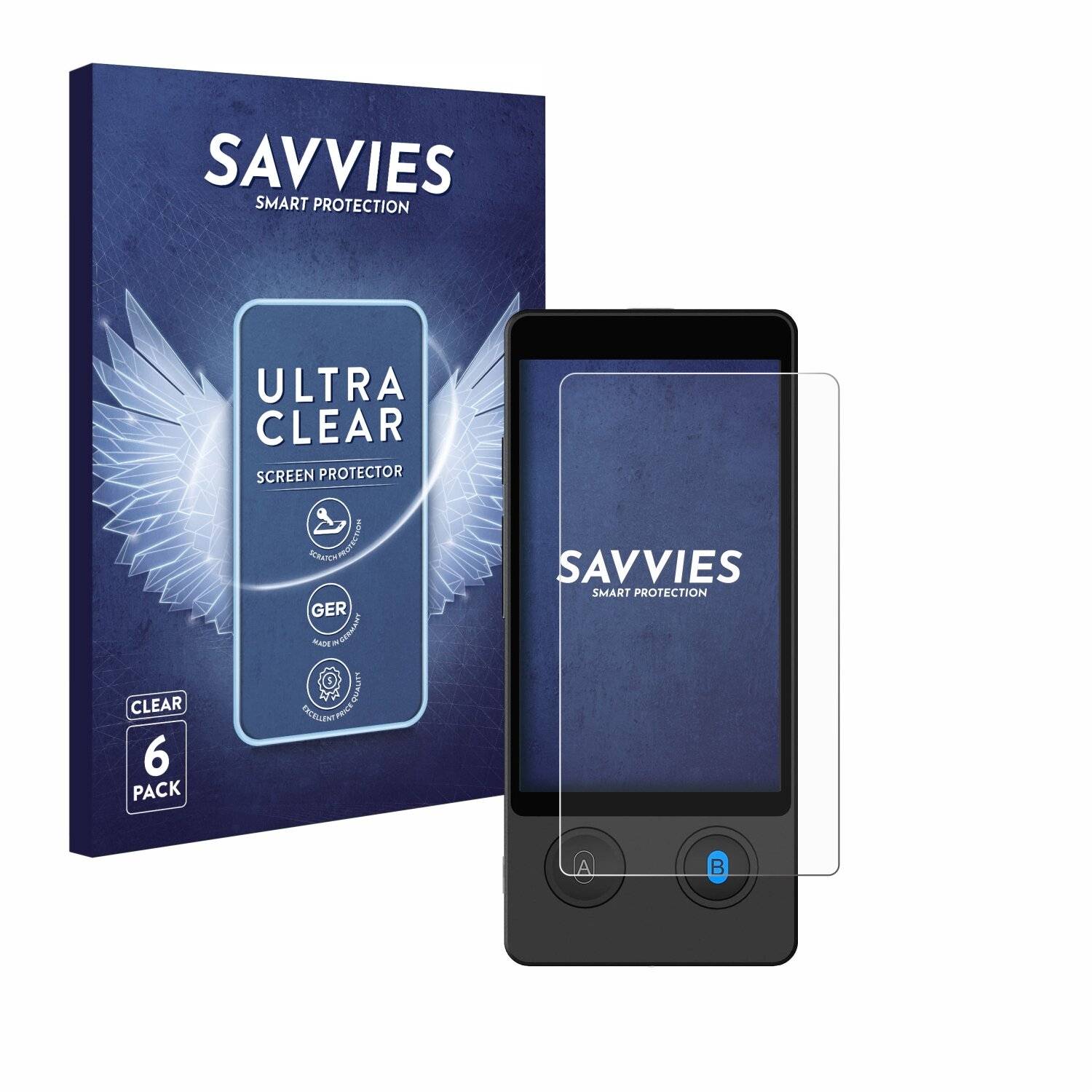 6x Savvies Displayschutz-Folie für Anfier Offline