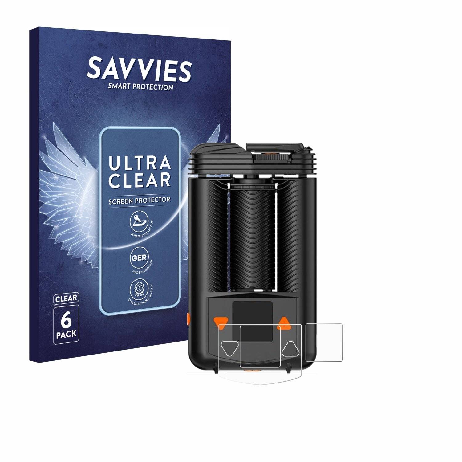 6x Savvies Displayschutz-Folie für Storz & Bickel Mighty