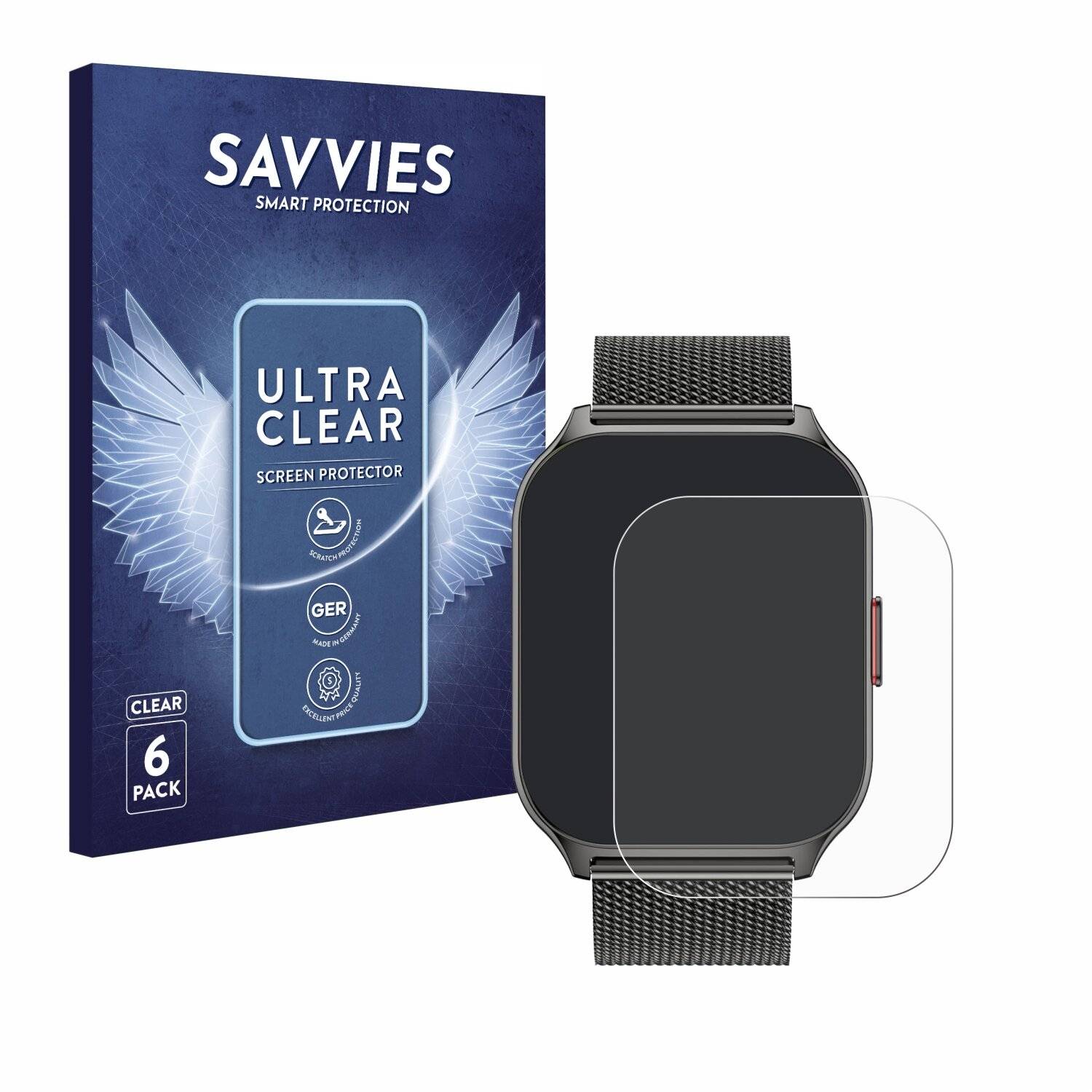 6x Savvies Displayschutz-Folie für Zoskvee P95