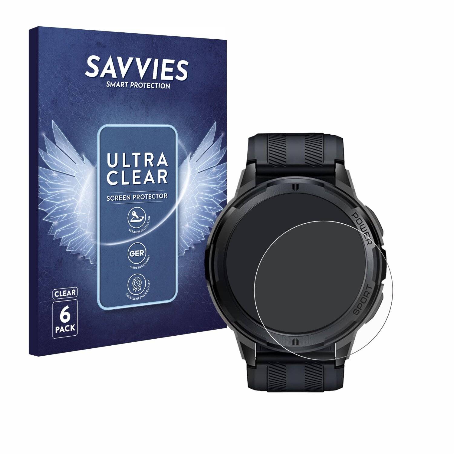 6x Savvies Displayschutz-Folie für Oukitel BT10