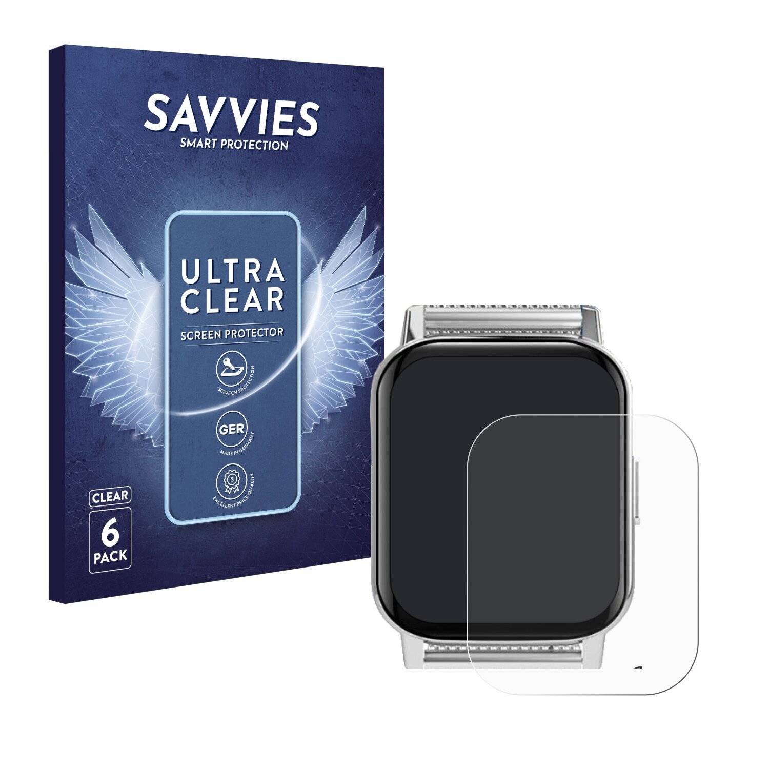 6x Savvies Displayschutz-Folie für Banlvs CS2PRO