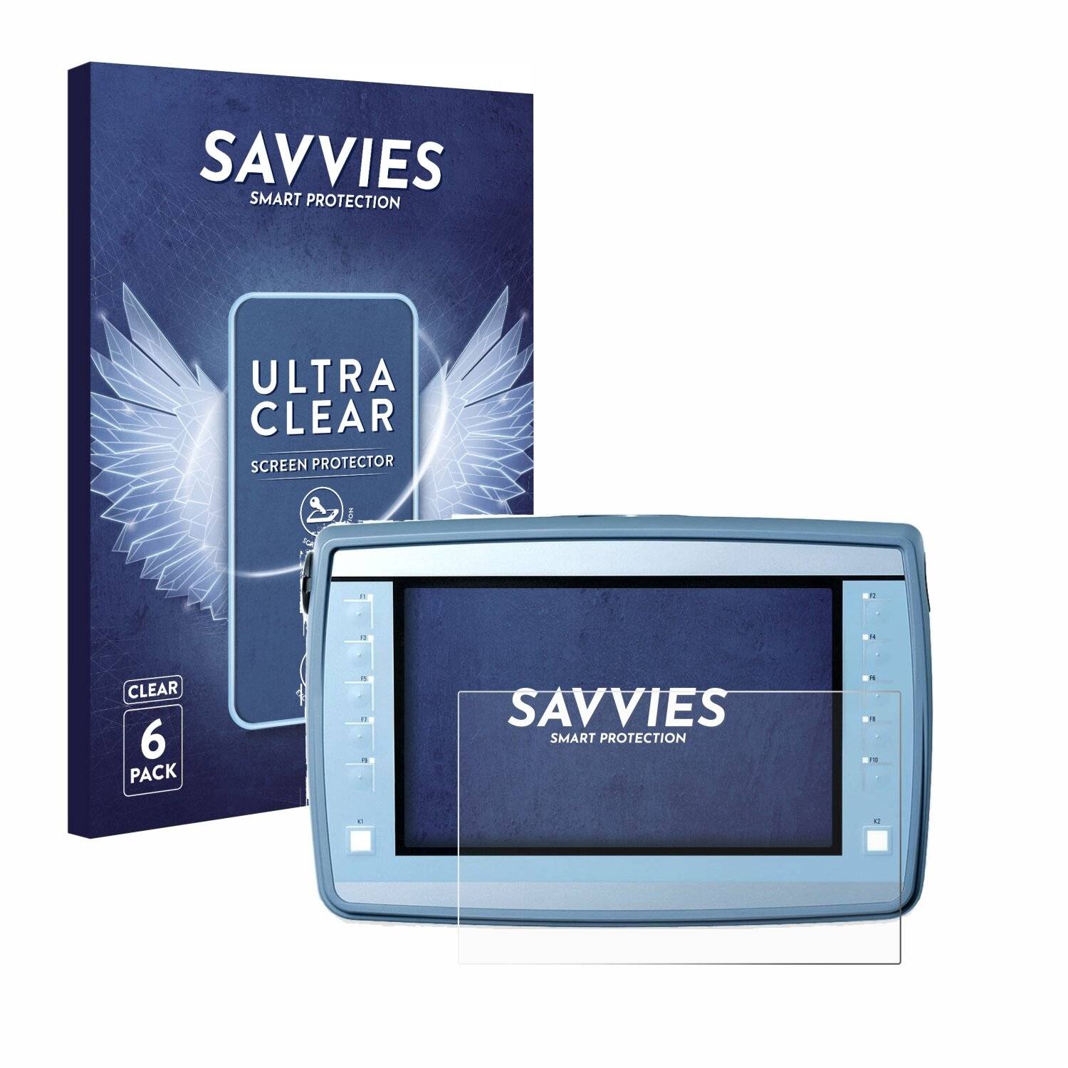 6x Savvies Displayschutz-Folie für Siemens Simatic HMI