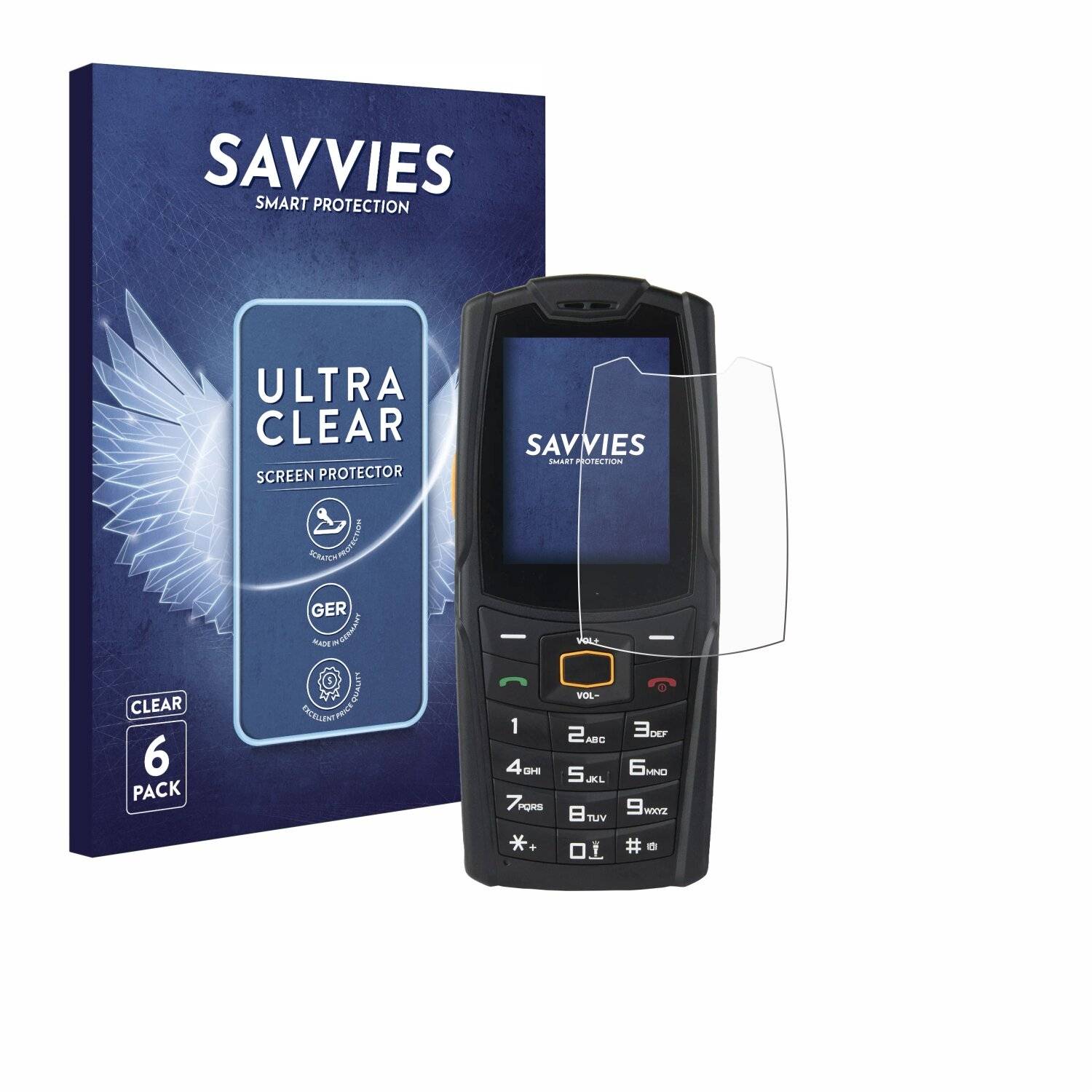 6x Savvies Displayschutz-Folie für AGM