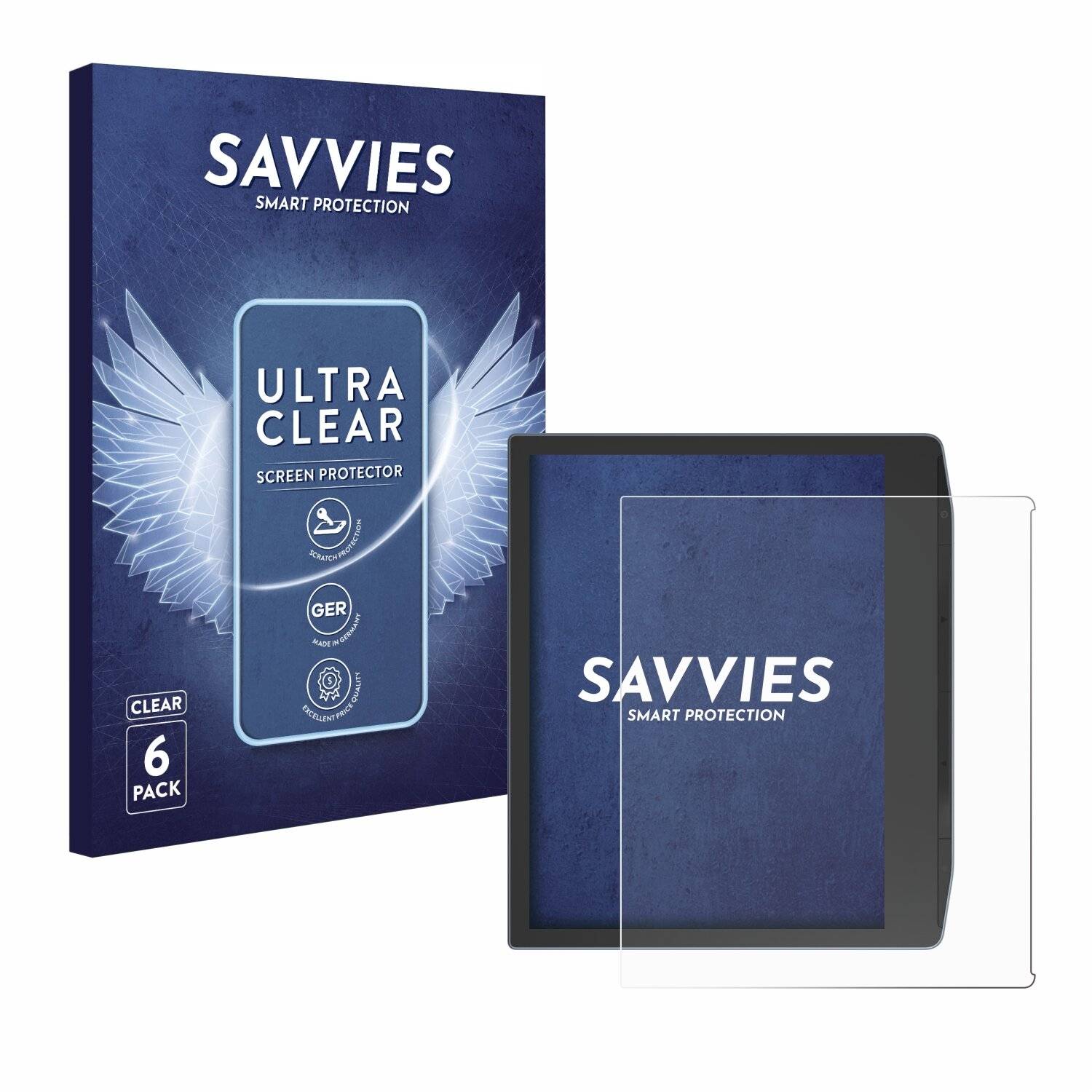 6x Savvies Displayschutz-Folie für PocketBook Era