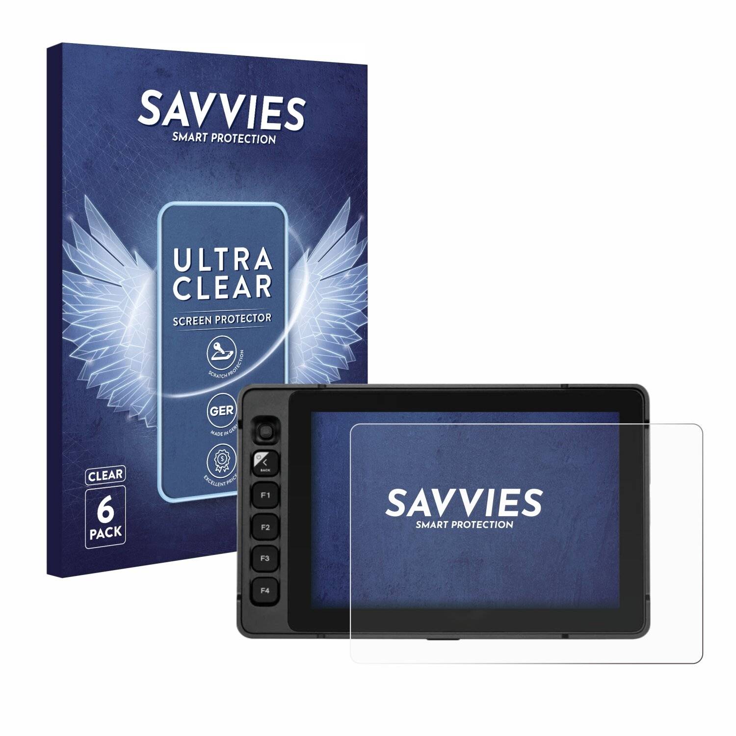 6x Savvies Displayschutz-Folie für SmallHD Ultra
