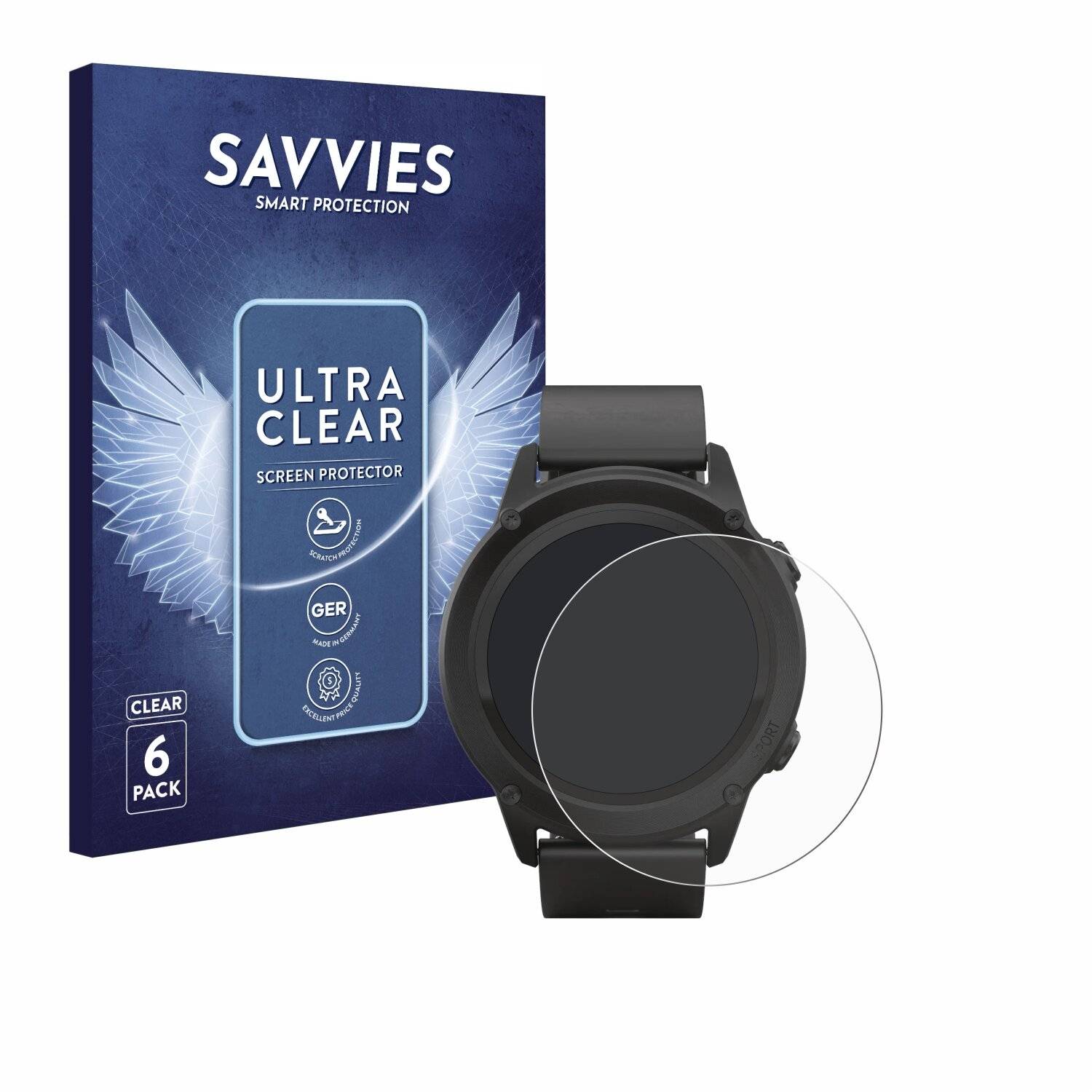 6x Savvies Displayschutz-Folie für SilverCrest