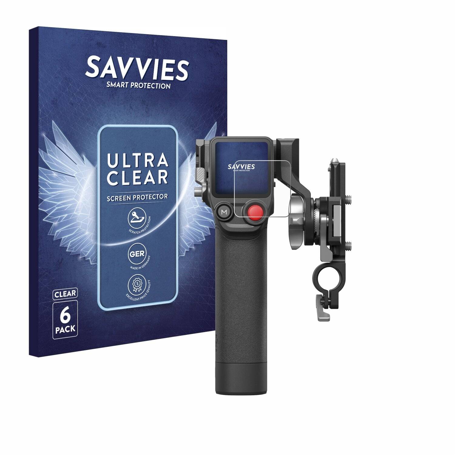 6x Savvies Displayschutz-Folie für DJI Focus Pro-