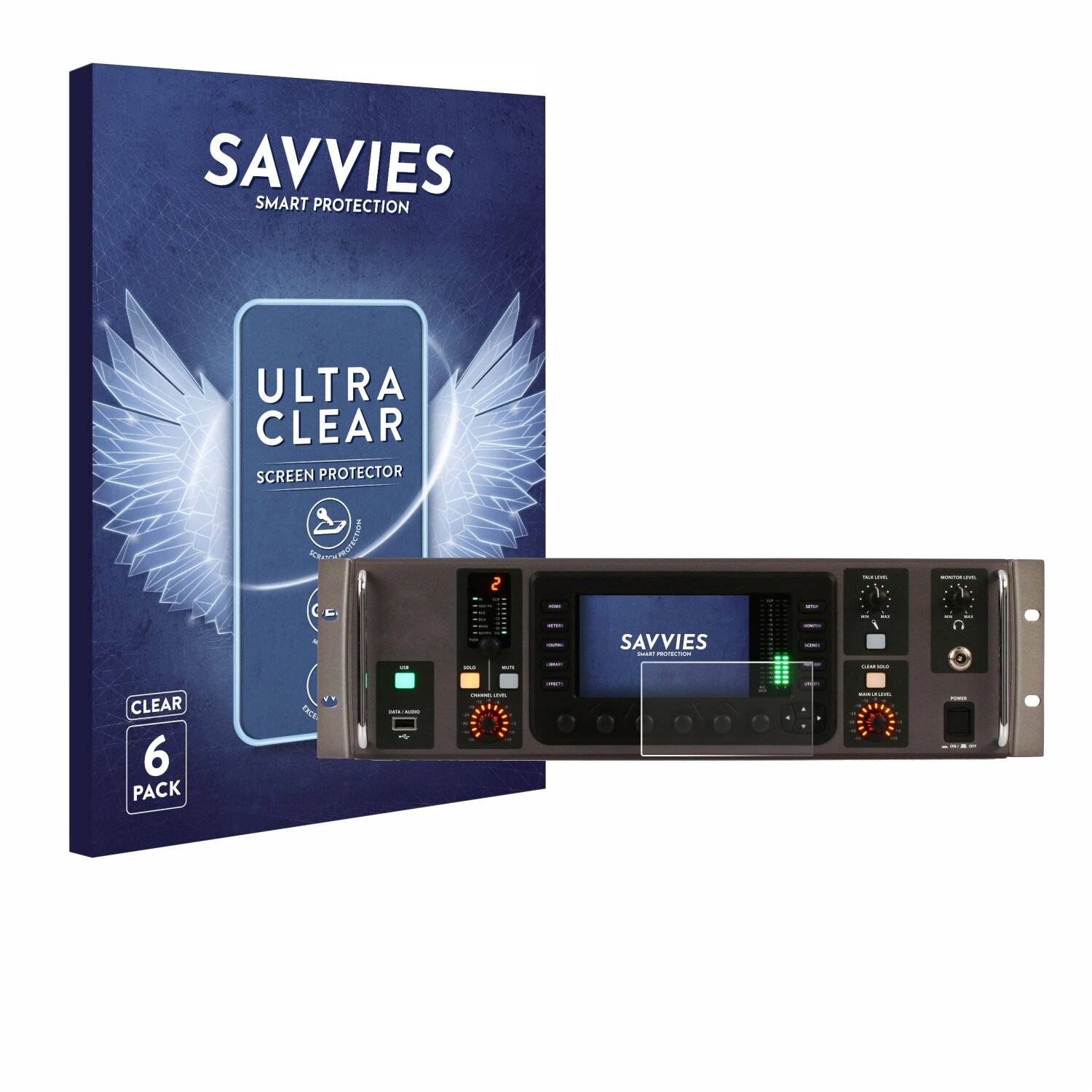 6x Savvies Displayschutz-Folie für Behringer X32