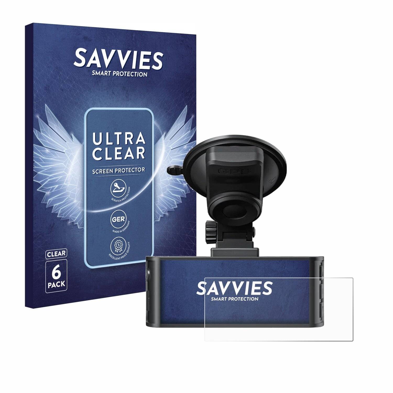 6x Savvies Displayschutz-Folie für Redtiger F7NS