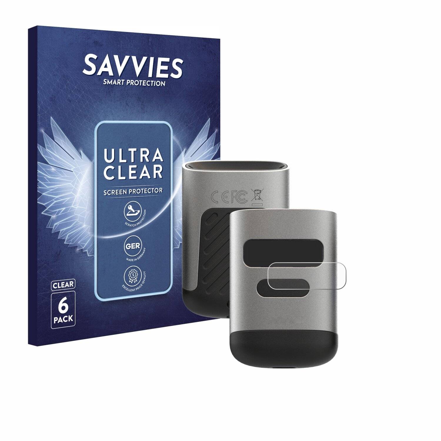 6x Savvies Displayschutz-Folie für Opticon OPN-6000